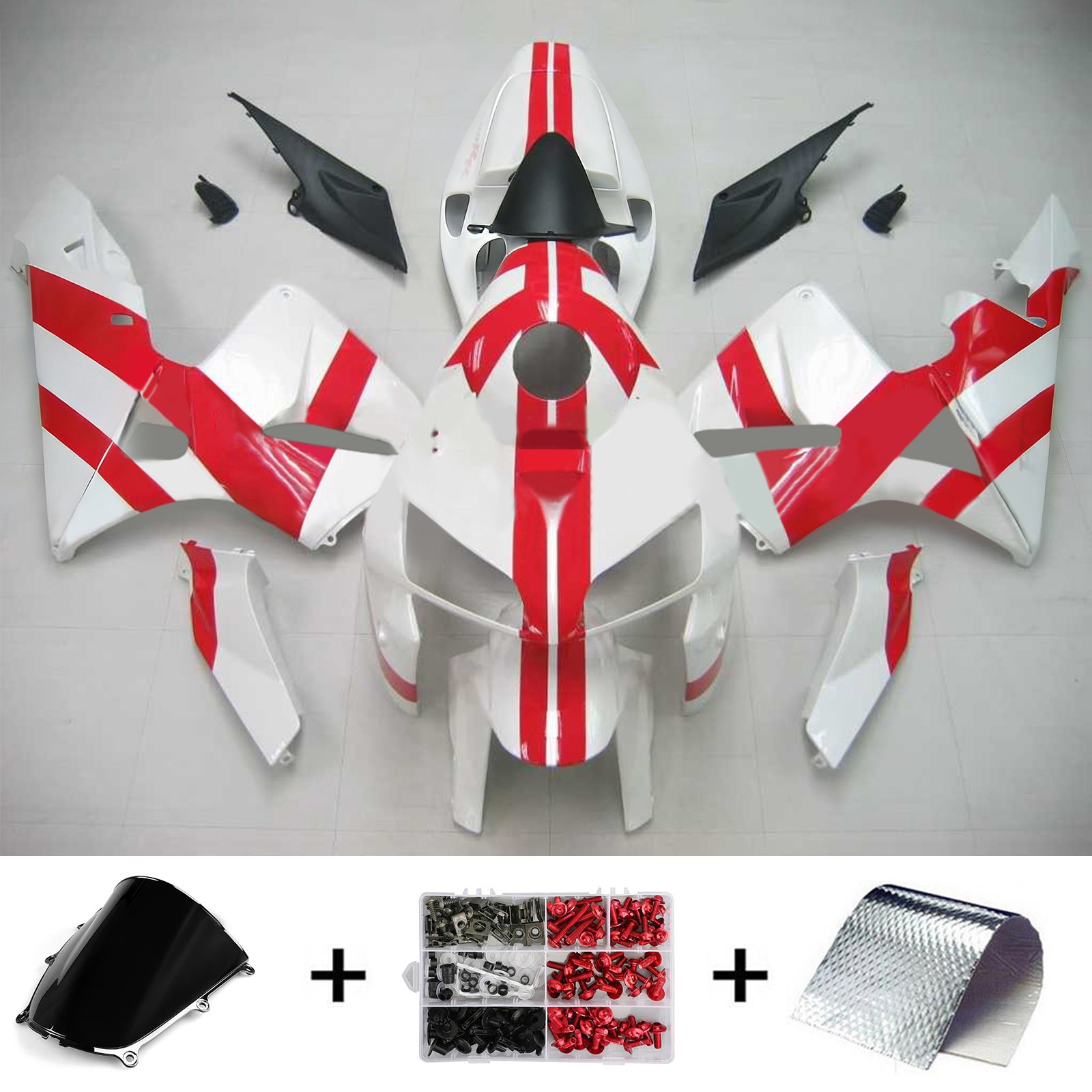 Kit de carénage par injection, carrosserie en plastique ABS pour Honda CBR600RR 2005-2006 F5