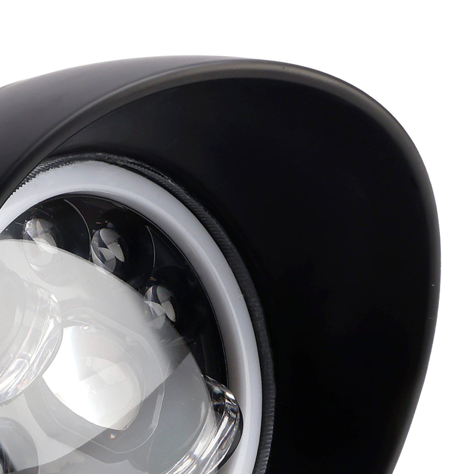 Motorfietsmistlicht, 5,75 inch, 9 bollen, chroom, voor scooter