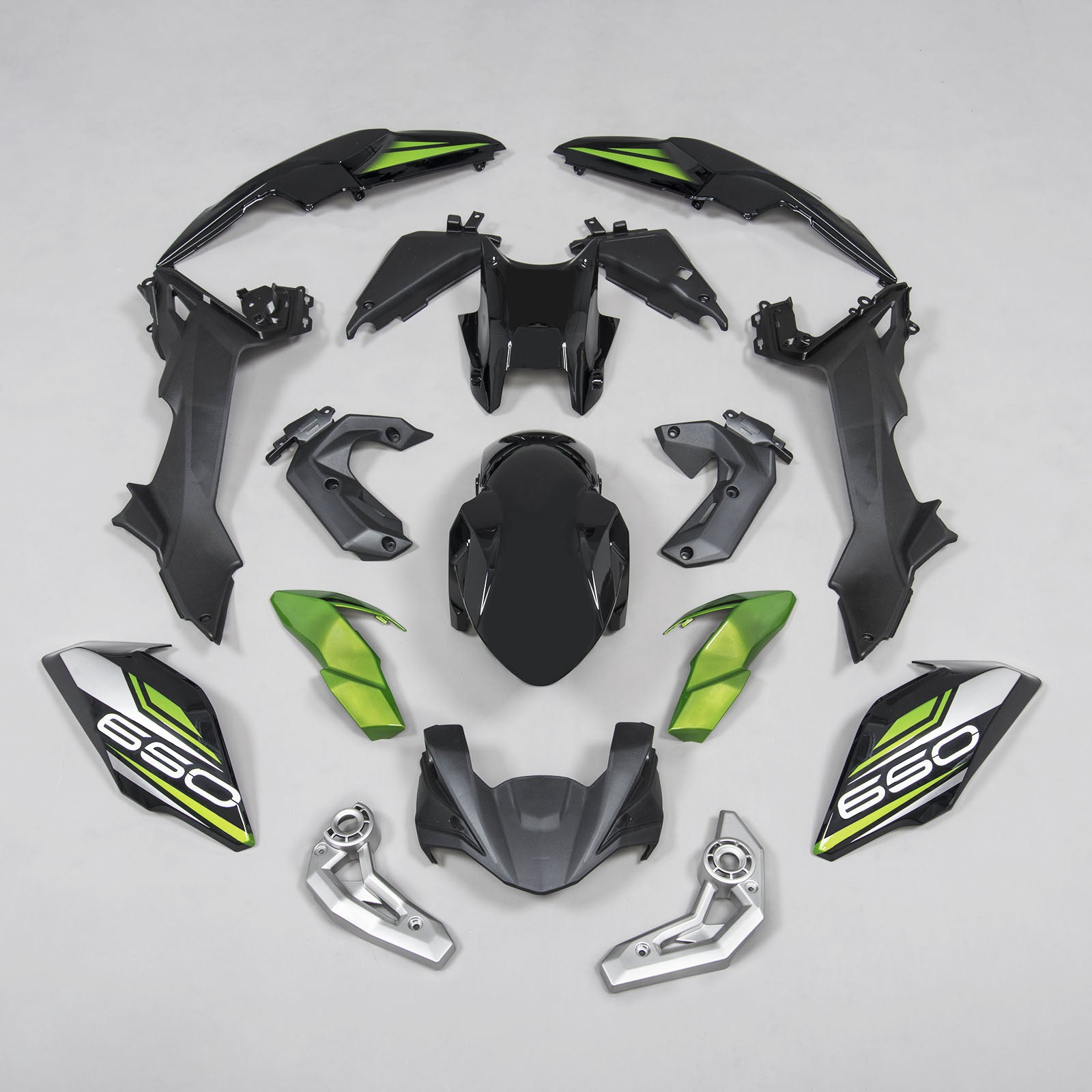 Vbrizgavanje ABS Plastična karoserija za Kawasaki Z650 2017-2019