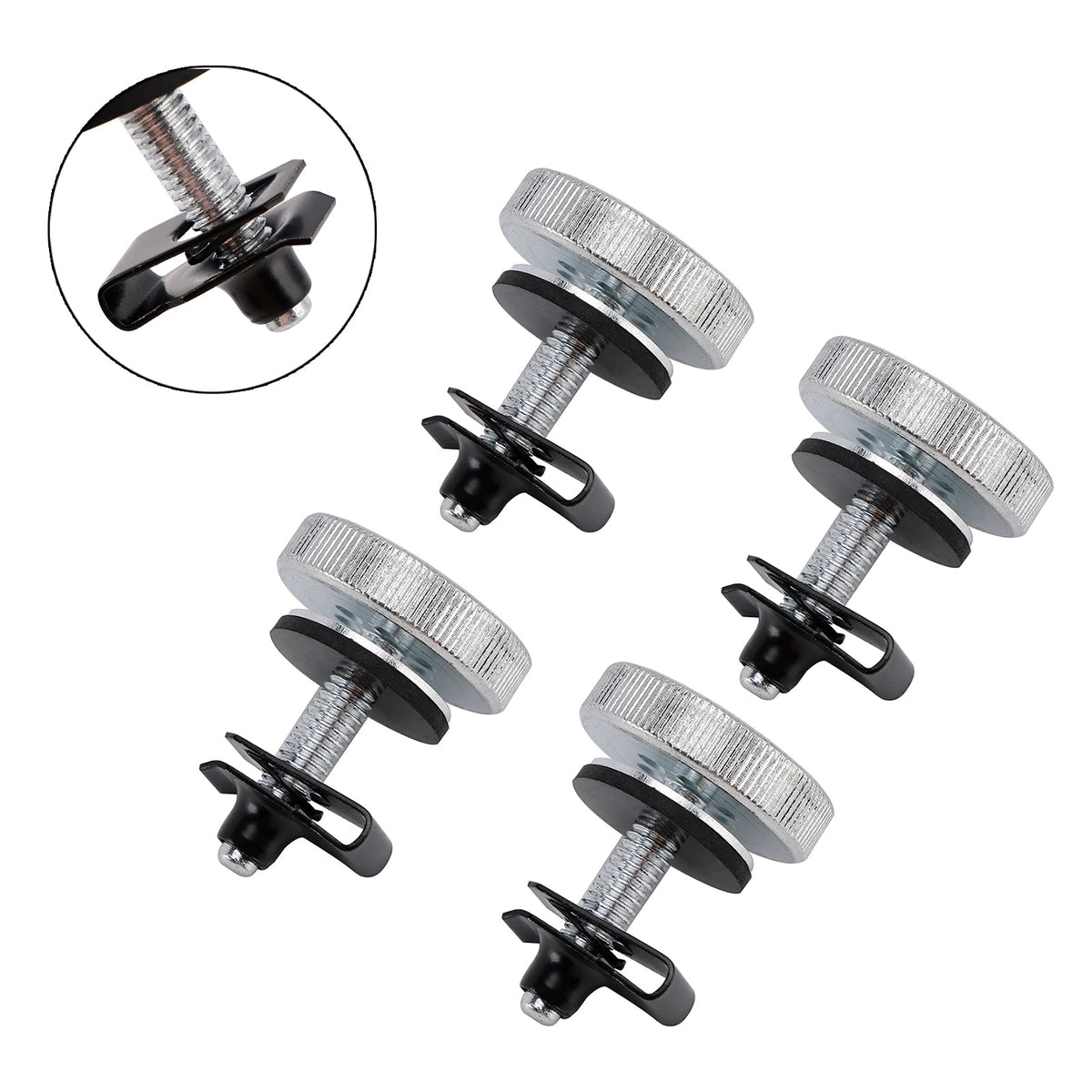 Kit de pernos de seguridad antirrobo de 4 piezas para alforjas Road King Street Road Glide