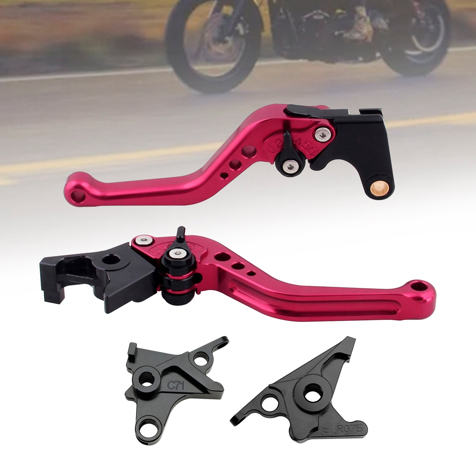 Levier de frein et d'embrayage court pour BMW R NINE T / PURE / RACER 2017-2023