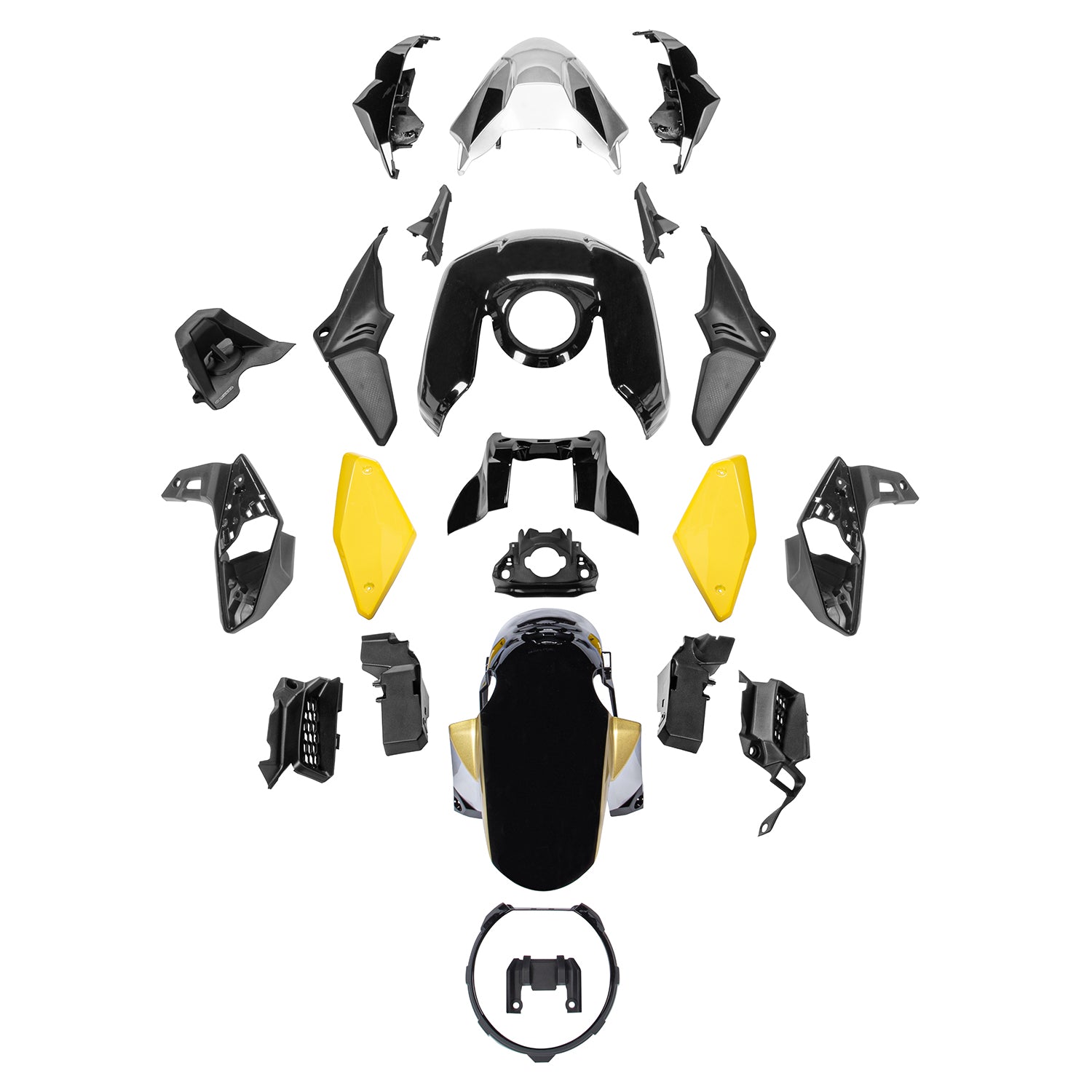 Carénage de moulage par injection en plastique ABS adapté pour Honda CB 650 R CB650R 2021-2023 14#