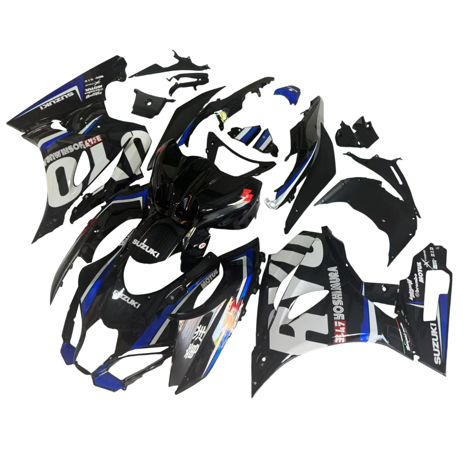 Kit di carenatura in plastica ABS per Suzuki GSXR1000 2017-2025 K17