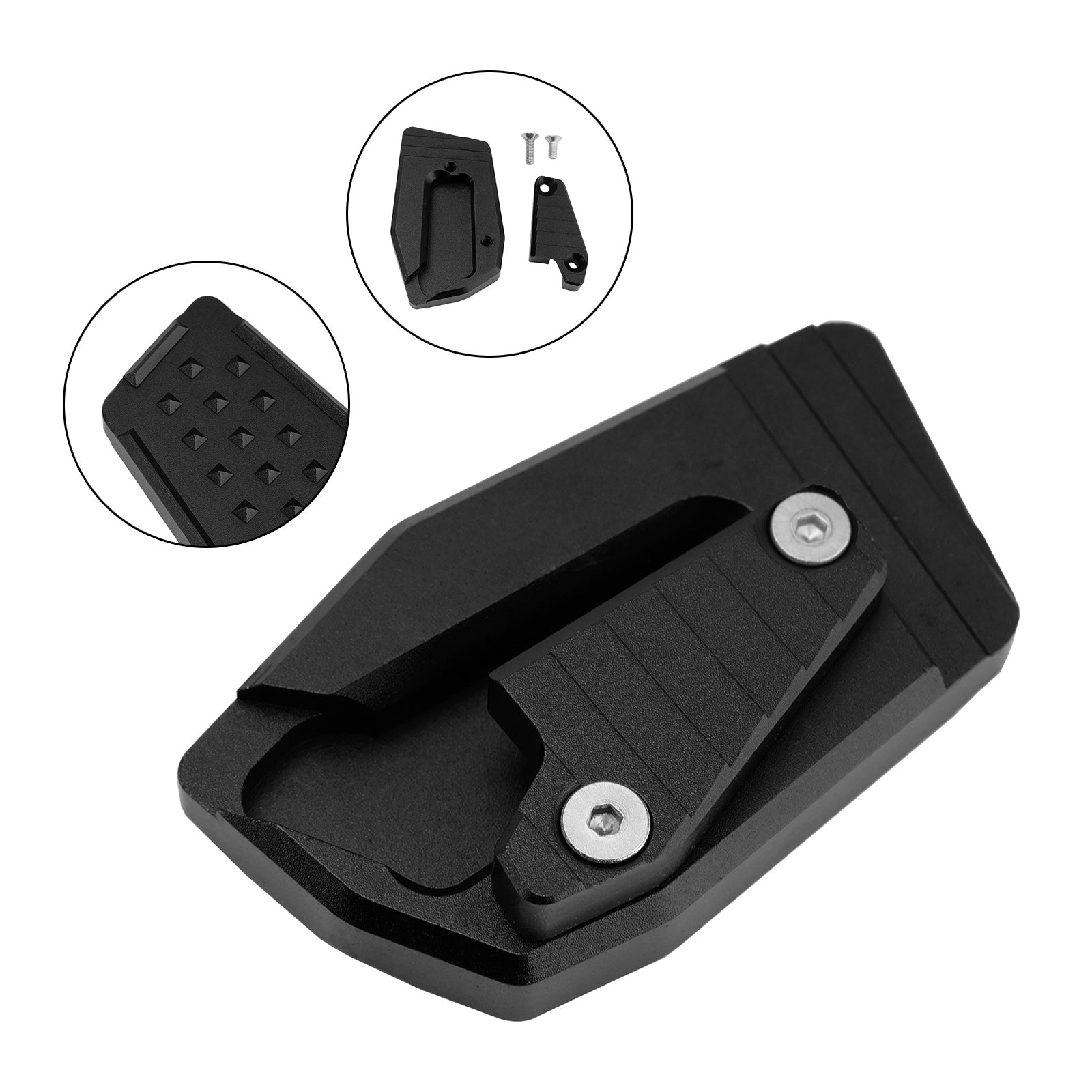 Piastra di rinforzo cavalletto laterale compatibile con BMW K1600B, K1600 Bagger e K1600GA (2018-2025)