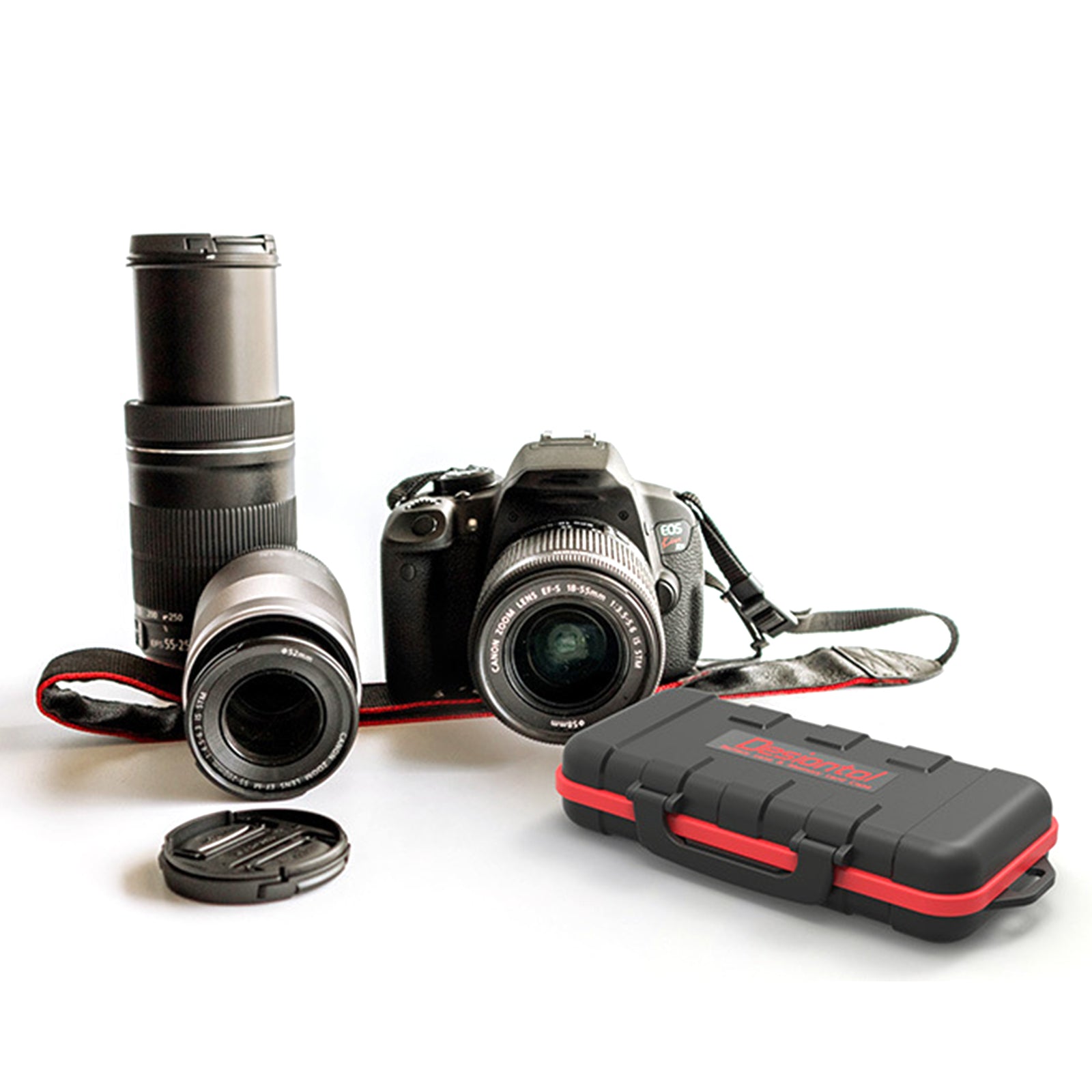 Kameran muistikortin suojakotelo Kameran akkukotelo SD/TF-kortin tallennuslaatikkosarja