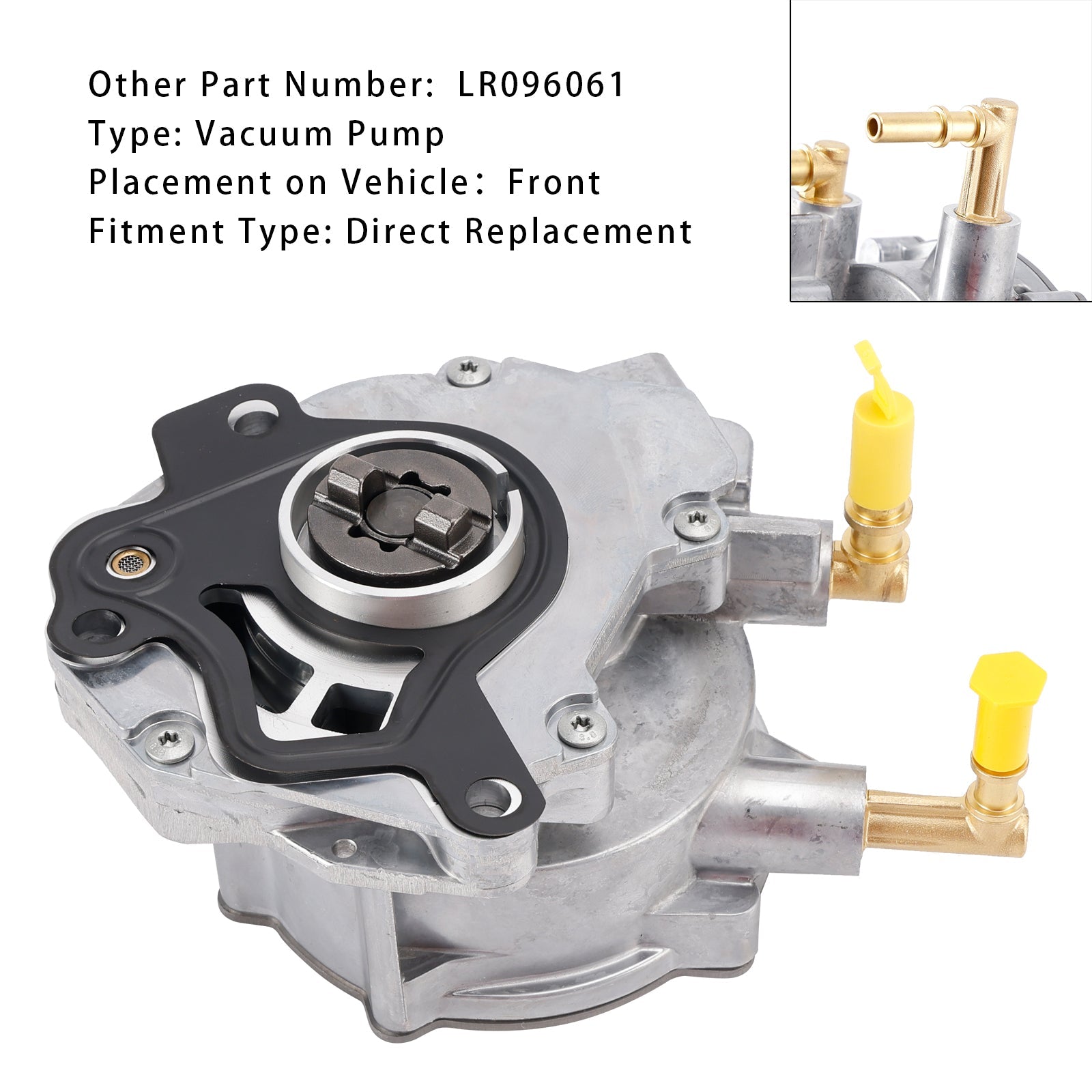 Pompe à vide LR096061 pour LAND ROVER RANGE ROVER 3.0L 2016-2019