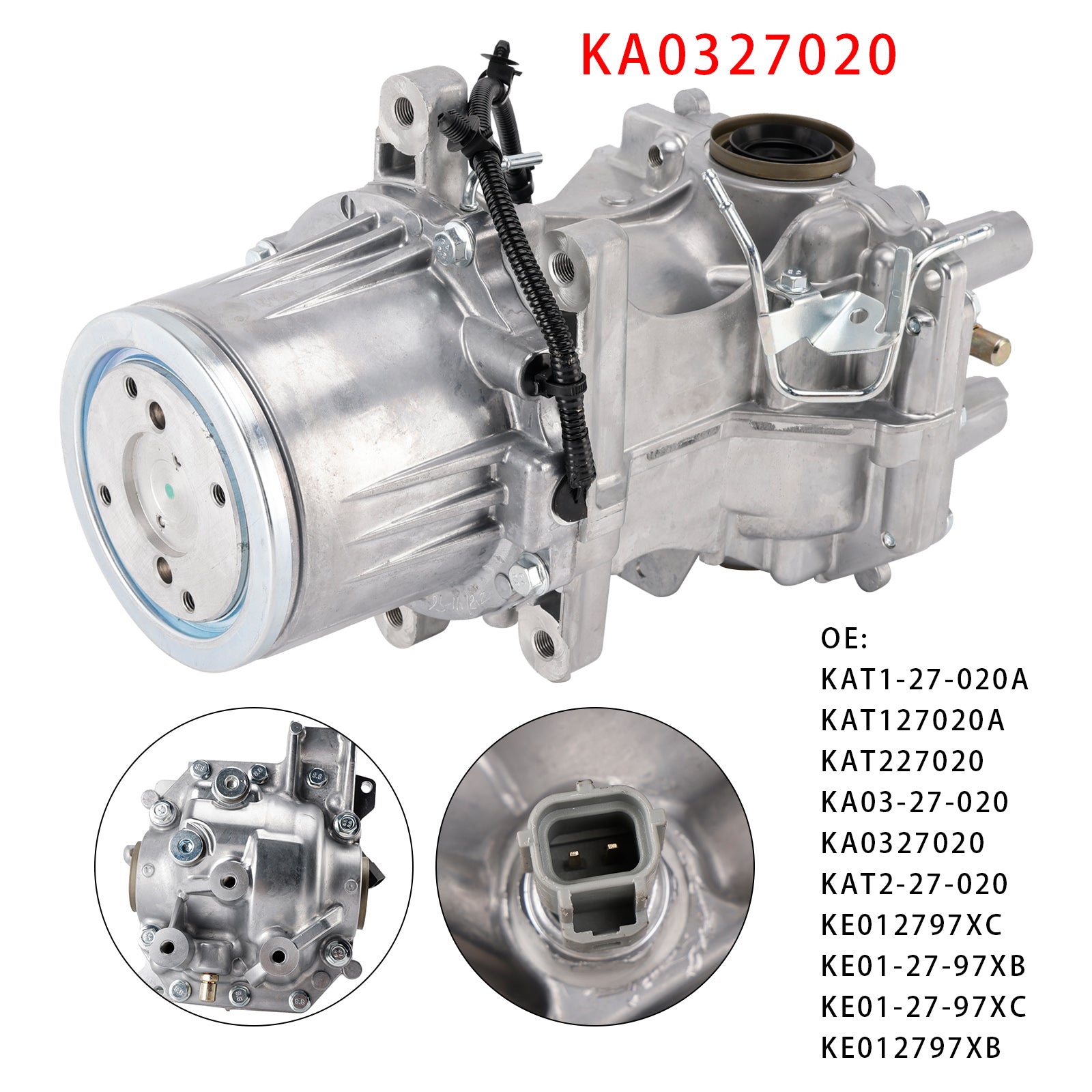 Conjunto de soporte diferencial del eje trasero para Mazda CX-5 (4x4) 2018-2024, número de pieza KA0327020 KE012797XB