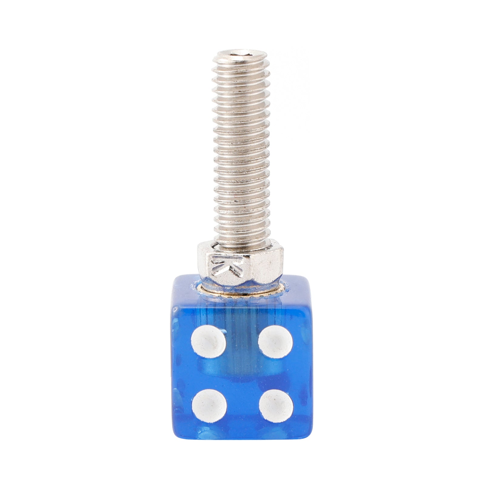 Vita a testa di plastica M6 personalizzata per telaio della targa, bulloni, hardware blu, x4