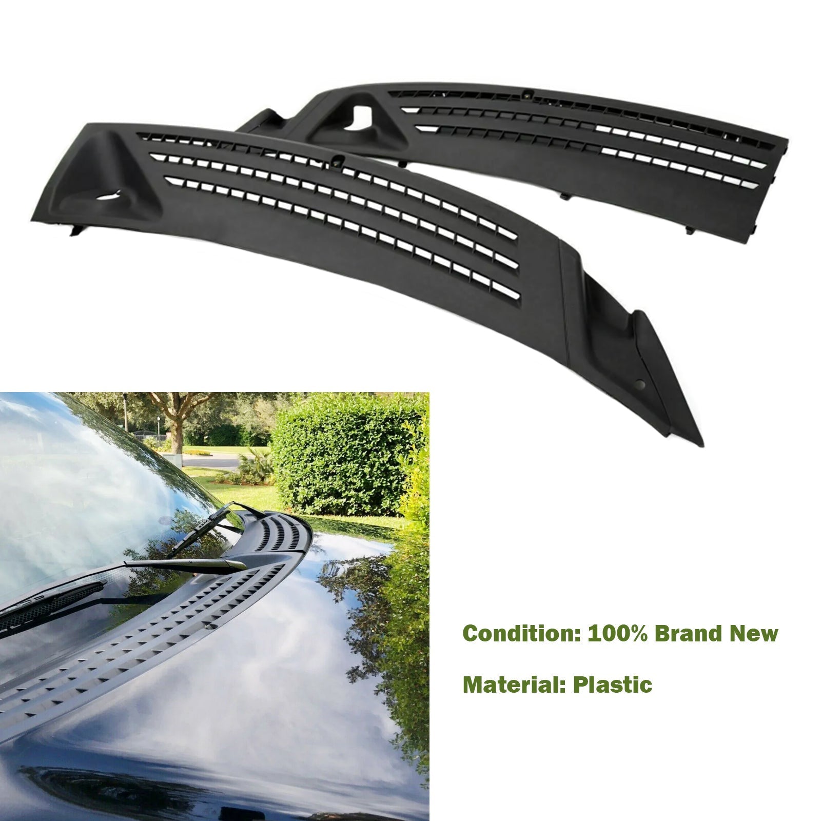 2006-2008 LINCOLN MARK LT pare-brise essuie-glace fenêtre capot panneau grille RH & LH 4L3Z-15022A69-AA