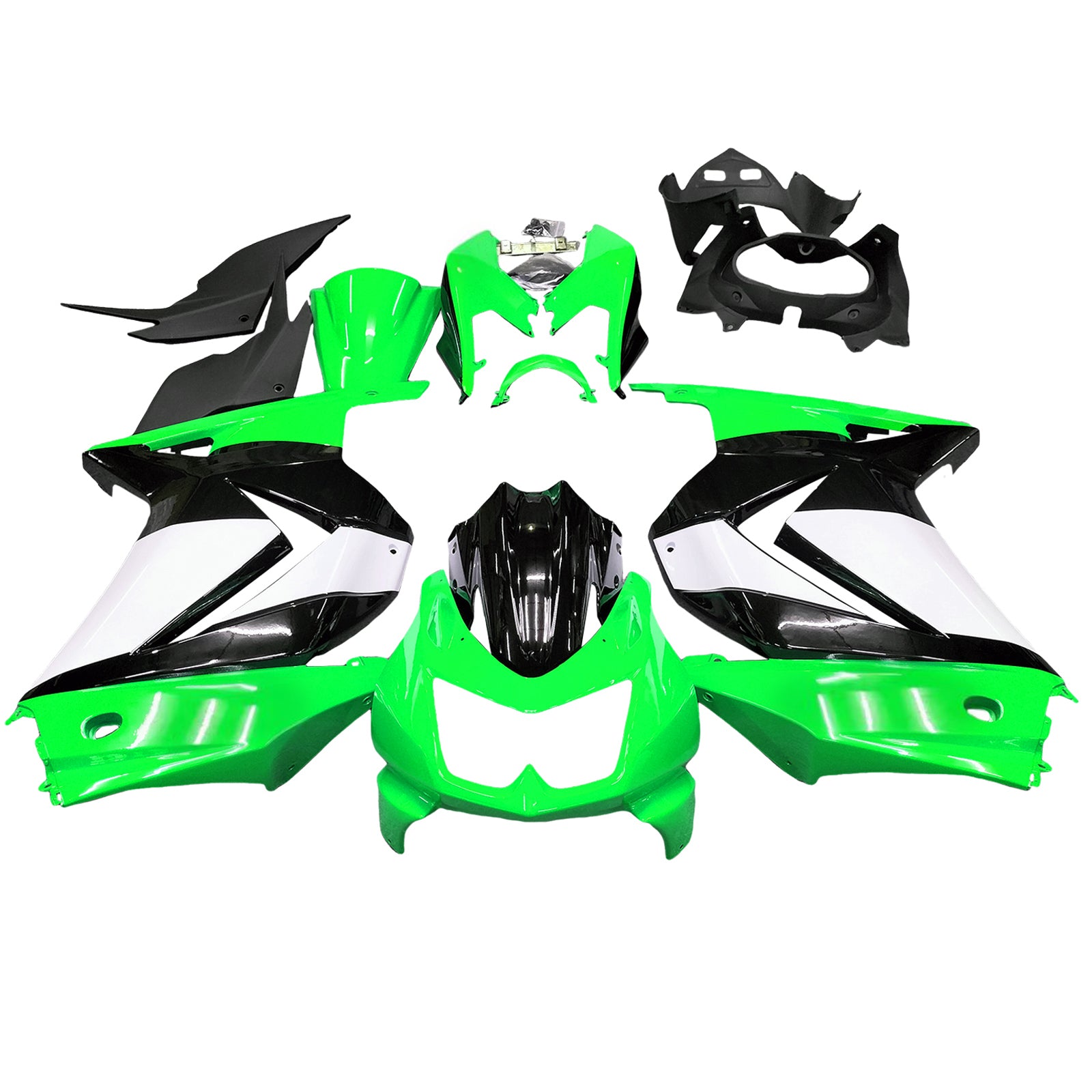 Kit de carénage injecté en plastique ABS pour Kawasaki EX250 Ninja250R 2008-2012