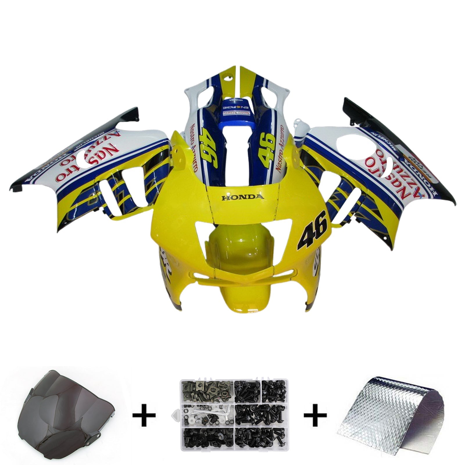 1997-1998 Honda CBR600 F3 Vbrizgavalni komplet plastičnih teles ABS