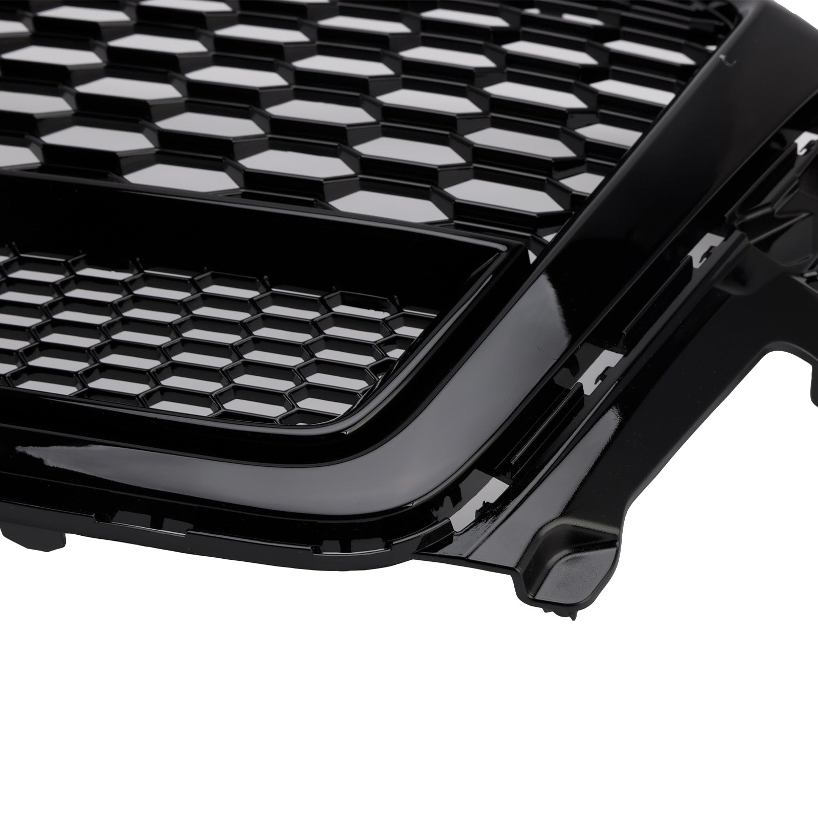 Grille de ventilation de pare-chocs avant en maille noir brillant pour Audi Q7 SQ7 (2016-2019) - Référence : 4M0853651F