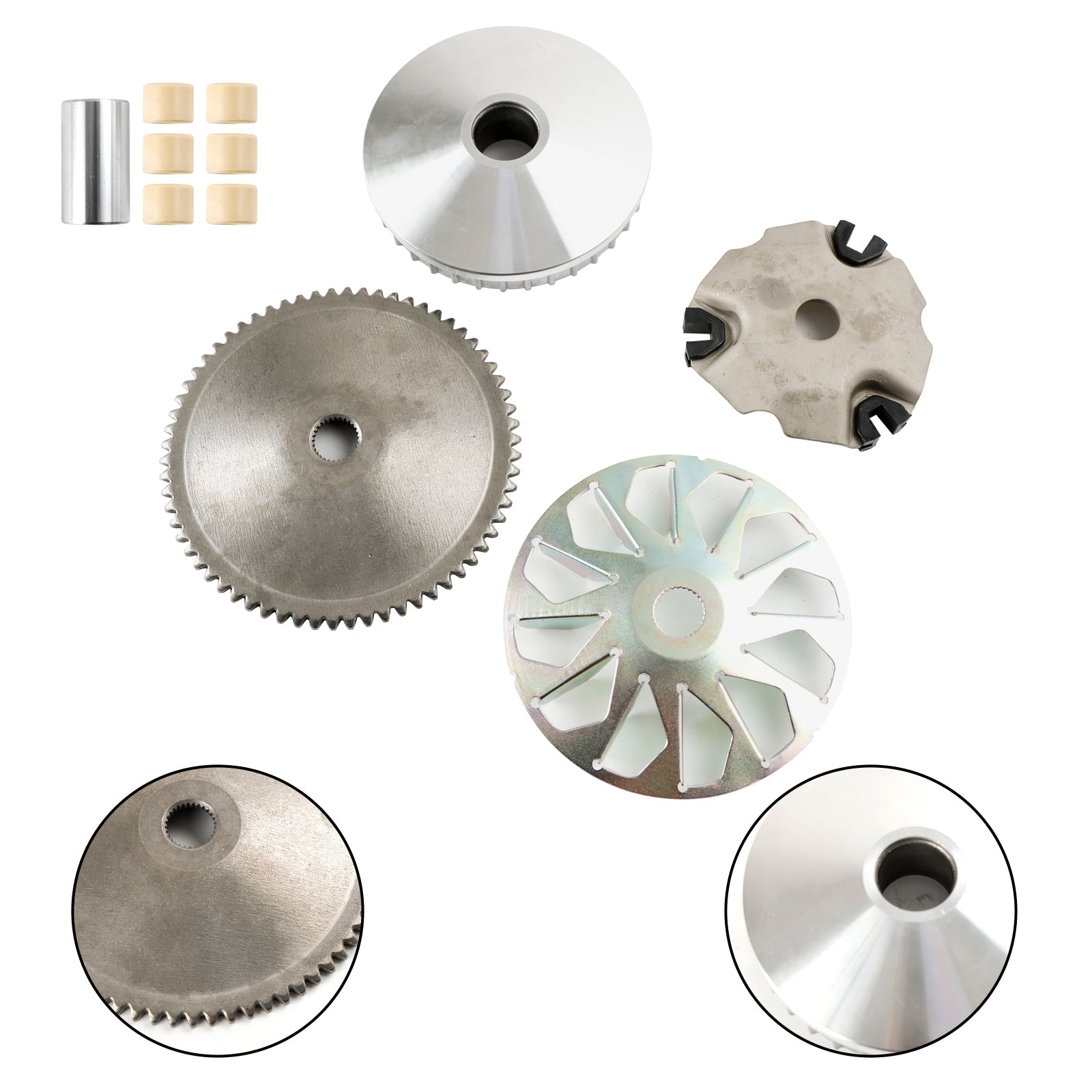 Zespół koła pasowego wariatora sprzęgła przedniego Honda NHX110 Lead110EX SPECJALNY KOLOR 2009-2011 22102-Kzl-930