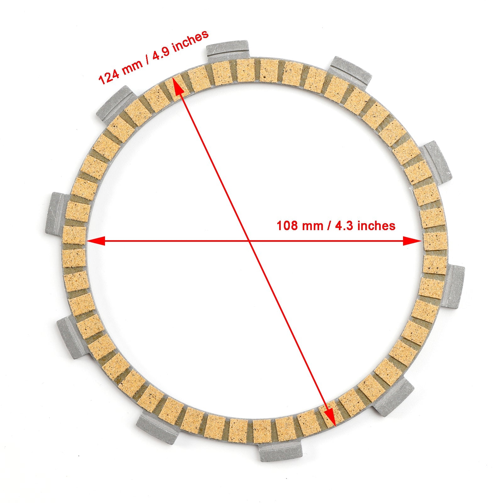 Zestaw dysków sprzęgła dla Ducati Superbike 848 08-10 i Multistrada 1100 07-09