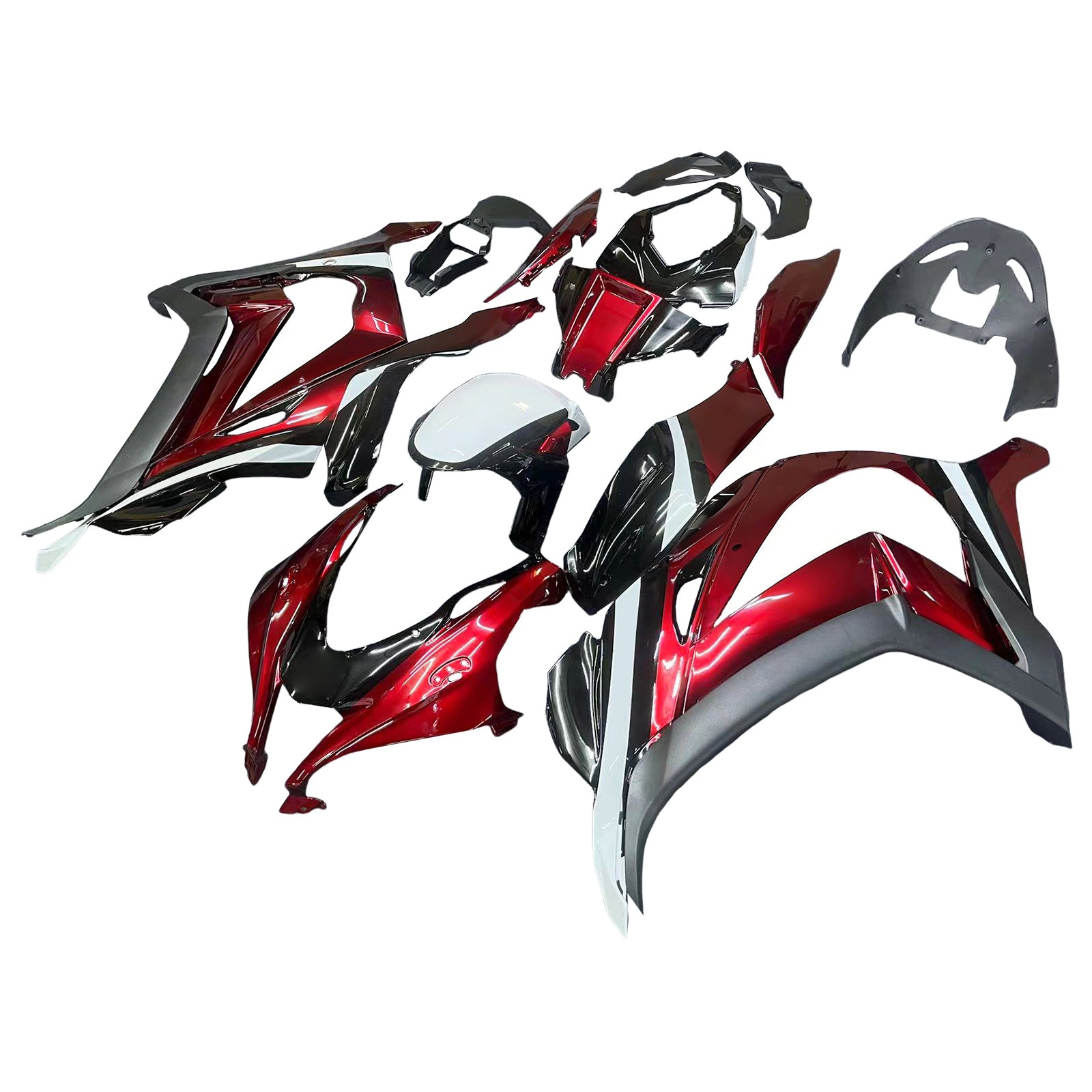 Kit de carénage en plastique ABS injecté compatible avec Kawasaki ZX10R 2016-2020