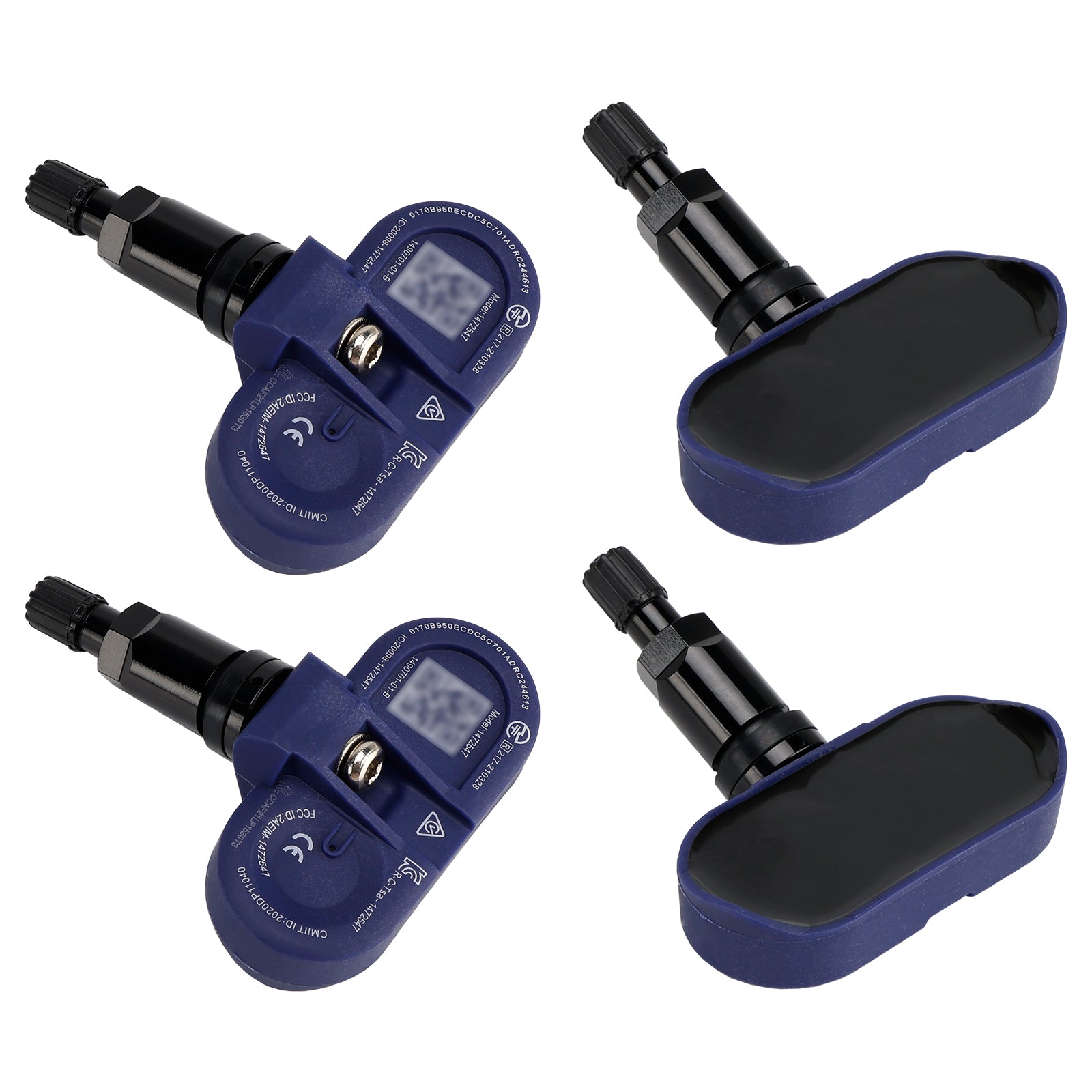 Capteur de pression des pneus TPMS Bluetooth 4 pièces pour Tesla Model 3/S/X/Y 2021-2024