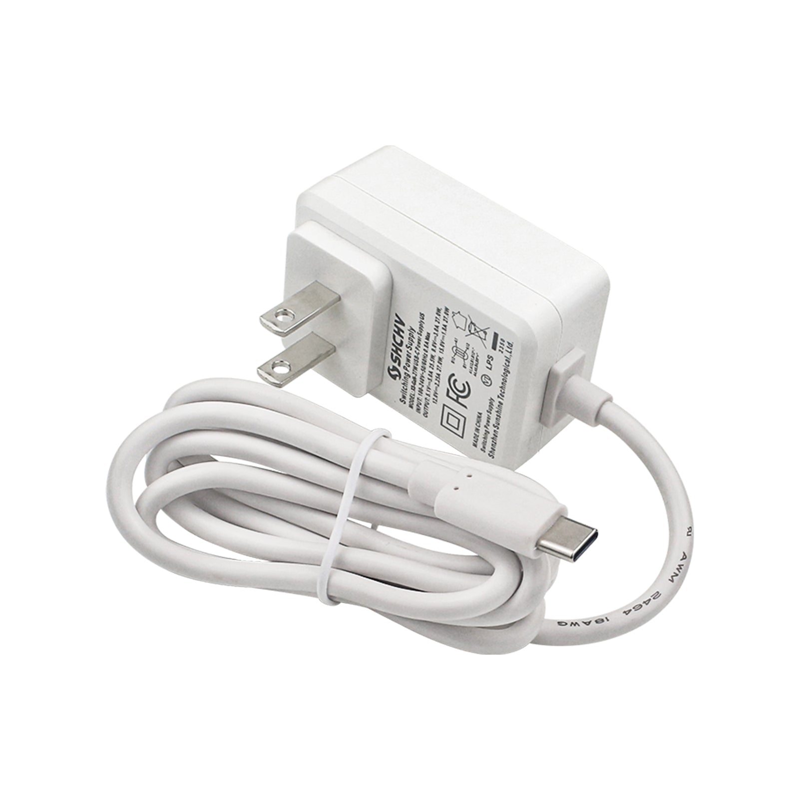 Raspberry Pi 5 Adattatore settoriale, interfaccia USB-C, 27W, 5V5A Potenza, corrente completa