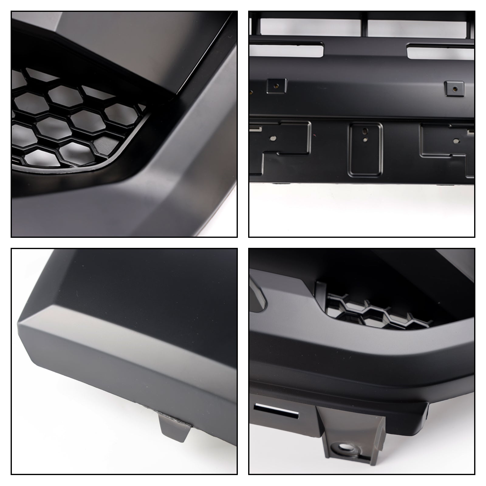 Matt Black Ranger Raptor Raptor Front Bumper Style Grille voor Ford Ranger 2019-2023 T8