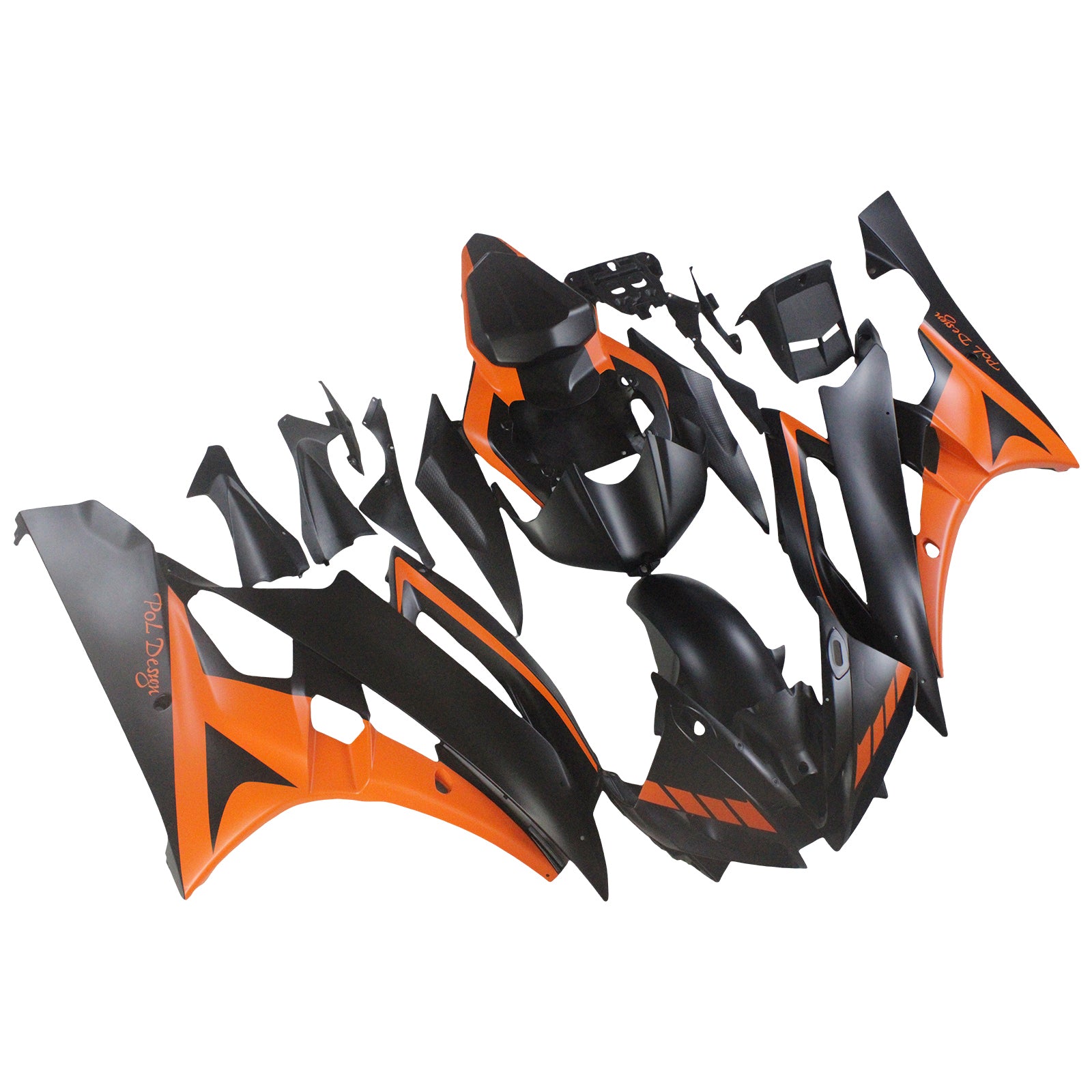 Vbrizgavanje kompleta za karoserijo plastični abs, ki je primeren za Yamaha YZF 600 R6 2006-2007