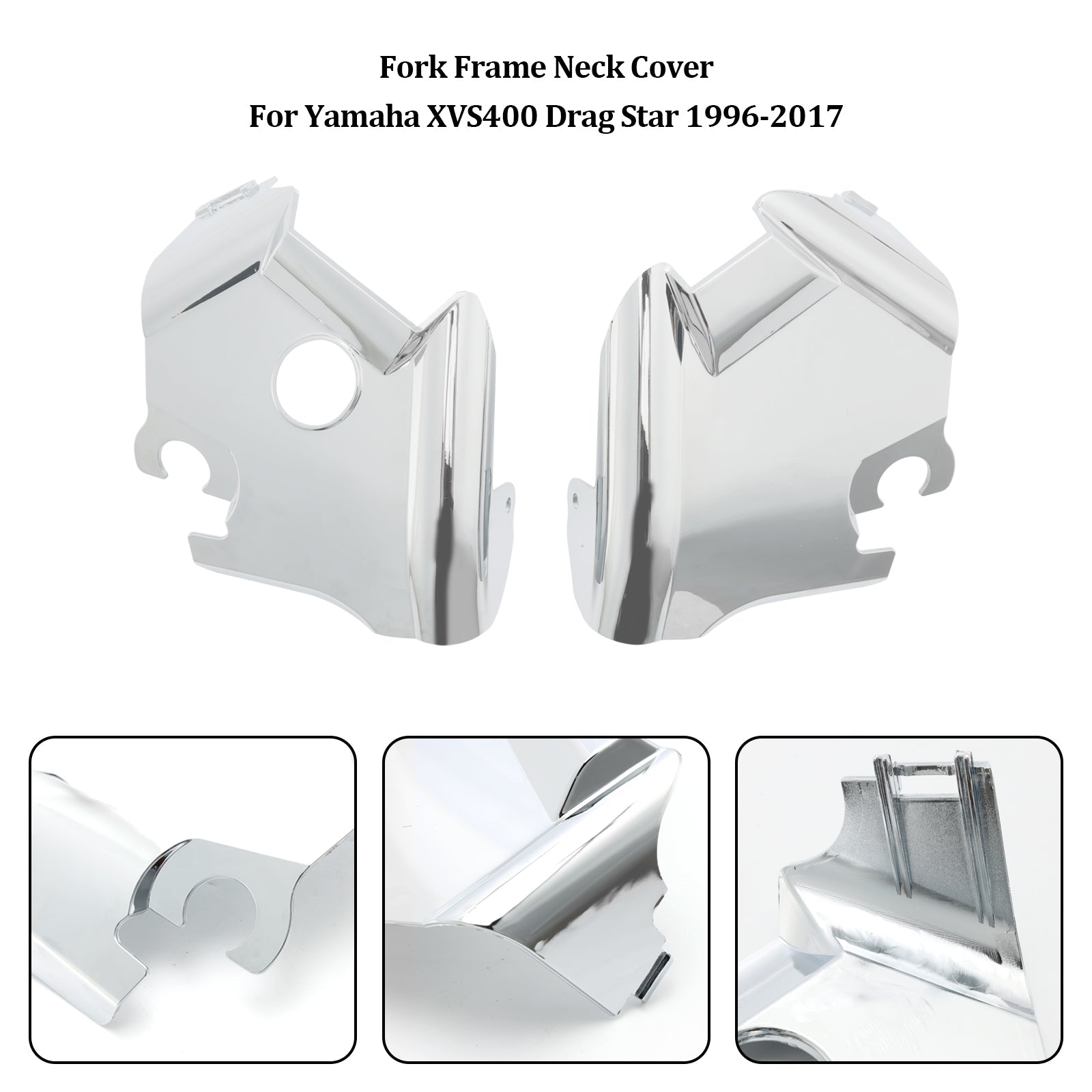 1997-2003 Yamaha XVS650 Drag Star V-Star 650 Custom Classic Yamaha XVS400 Drag Star Fourche Cadre Cou Couverture