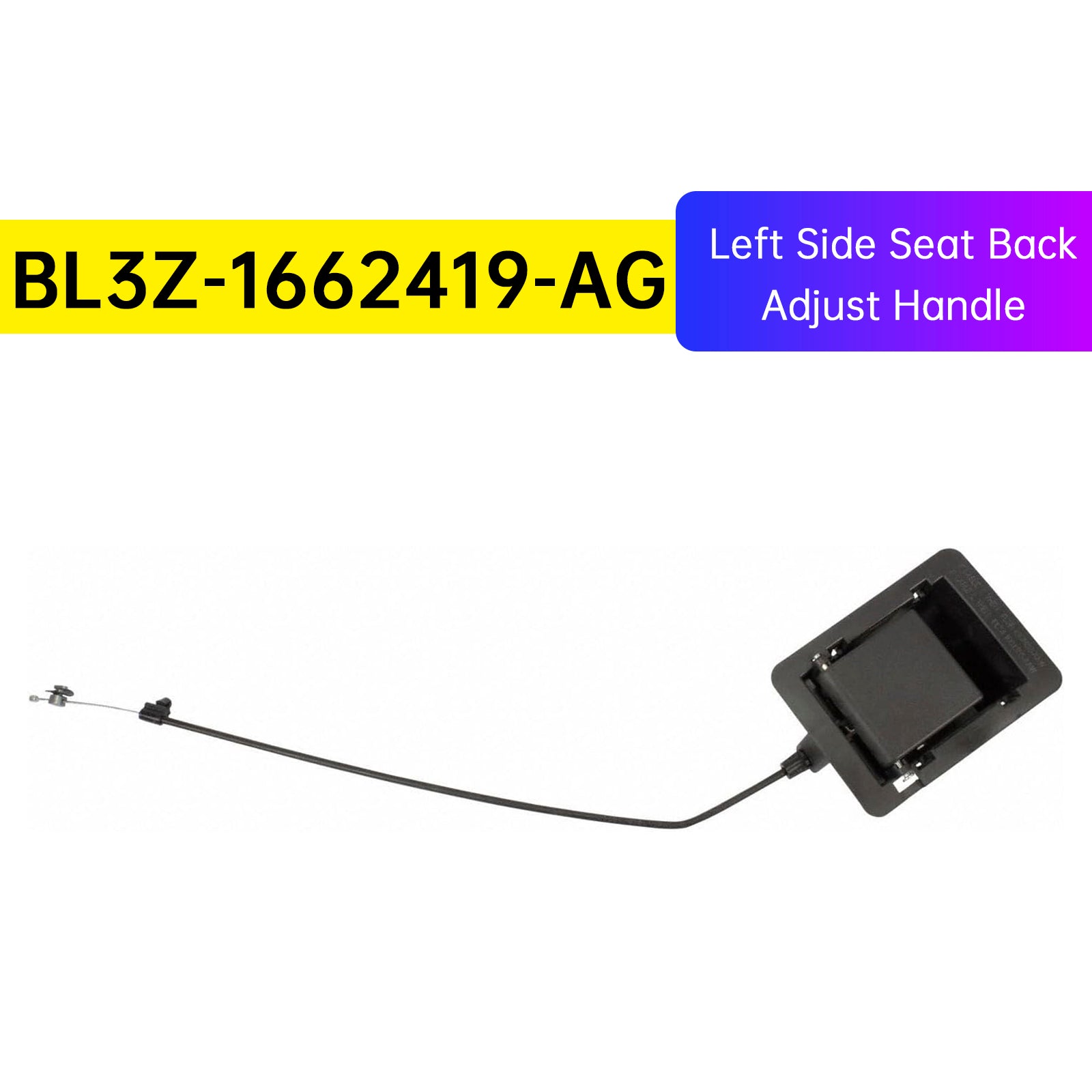 Maniglia di regolazione dello schienale del sedile sinistro BL3Z-1662419-AG per Ford F-150 2009-2014