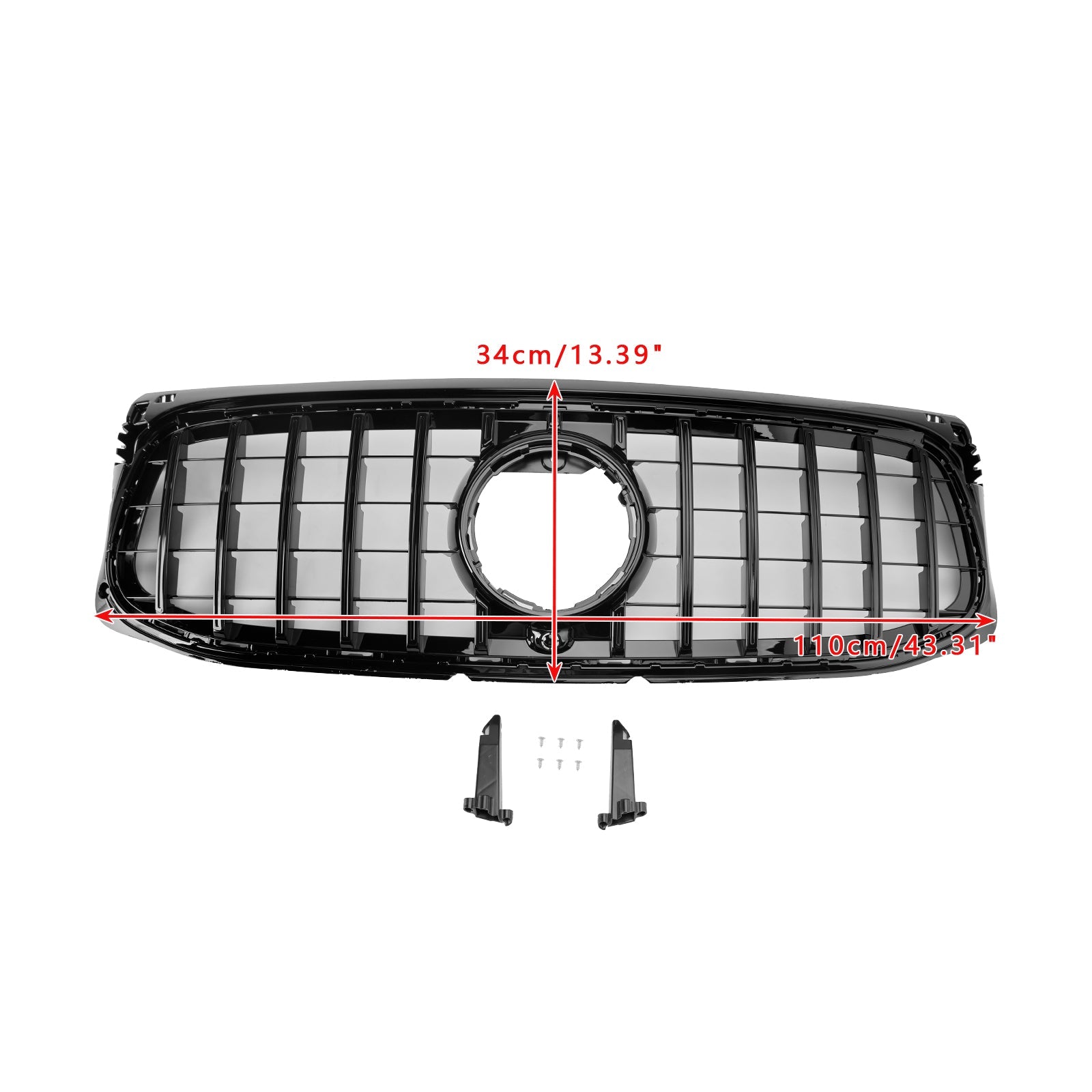 Grille de pare-chocs avant noire Mercedes Benz GLB X247 AMG-Line 2020-2023