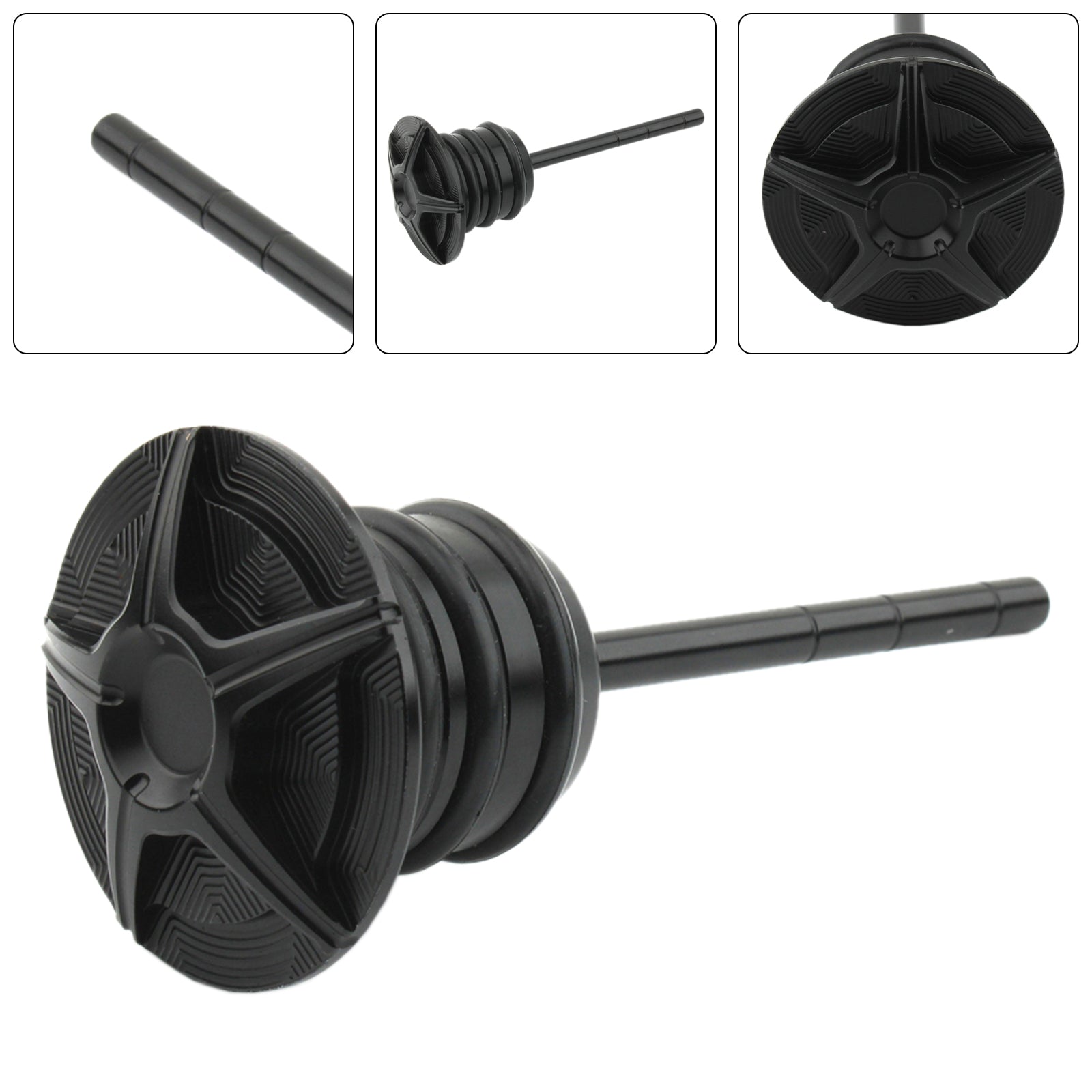 Enchufe de tanque de calibre de aceite para Softail 84-99 Sportster 82-03