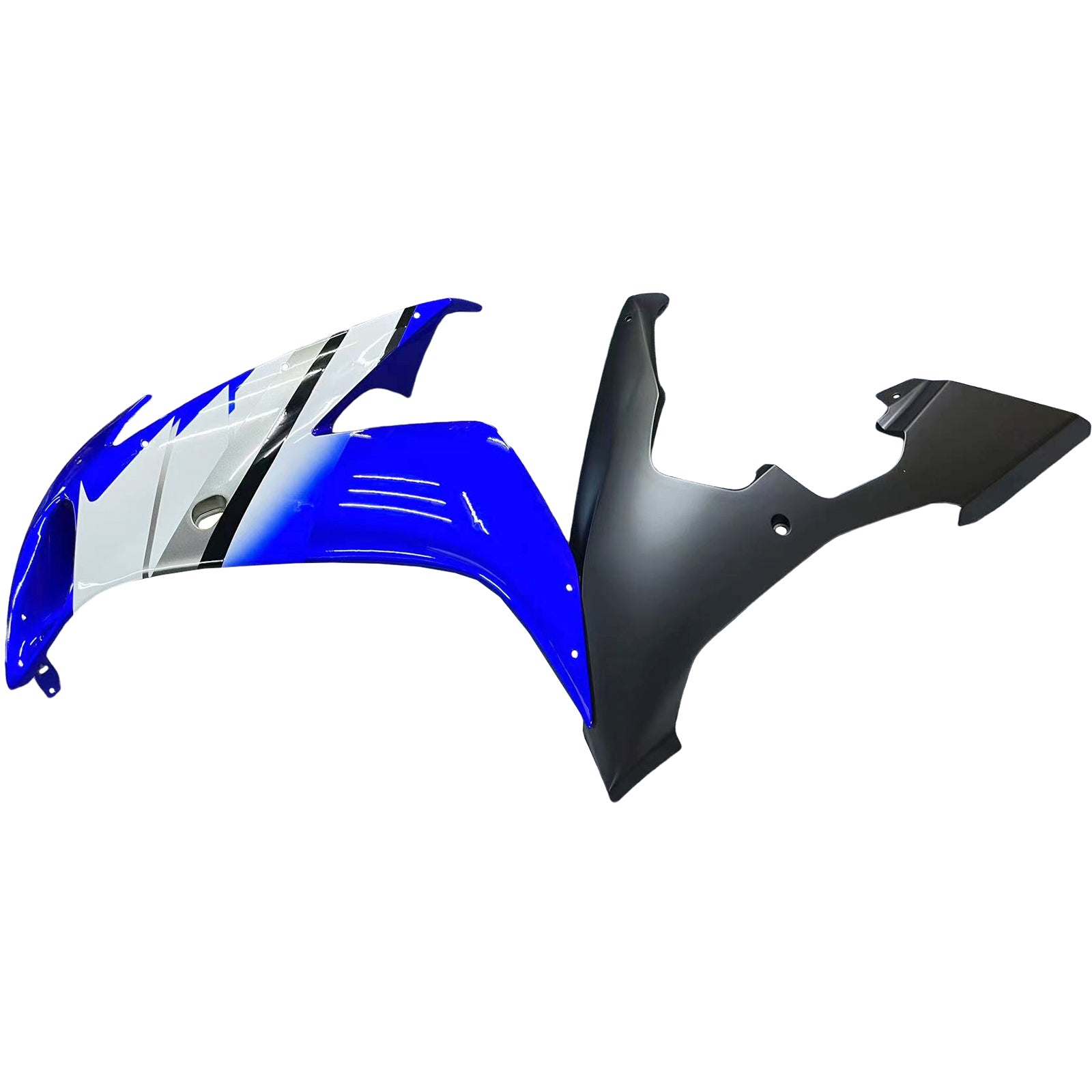 Kit de carénage en plastique ABS moulé par injection bleu et noir pour Yamaha YZF R1 2004-2006