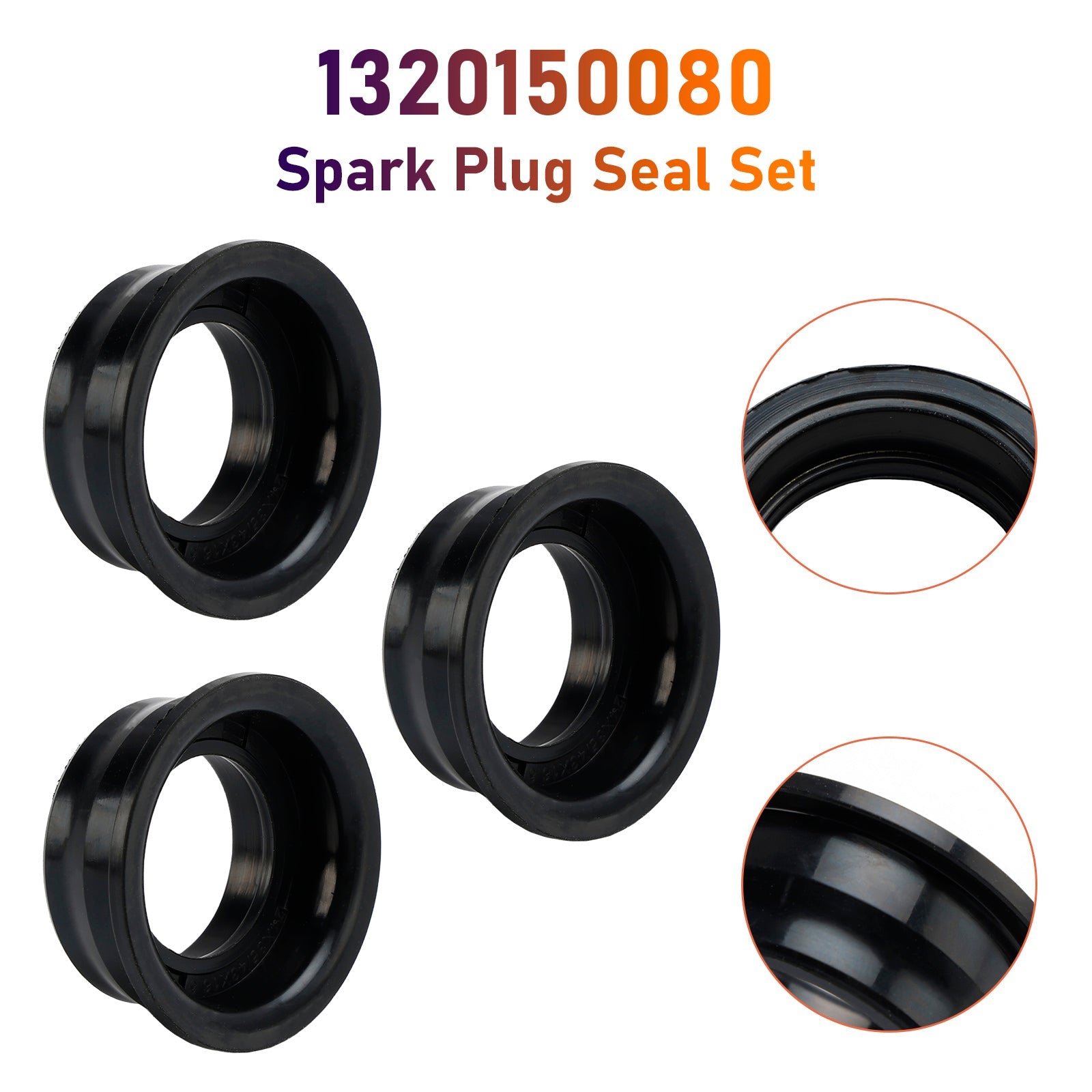 Nuevo Juego de juntas de bujía 3 uds Smart Fortwo 2008-2015 C638GS 1320150080