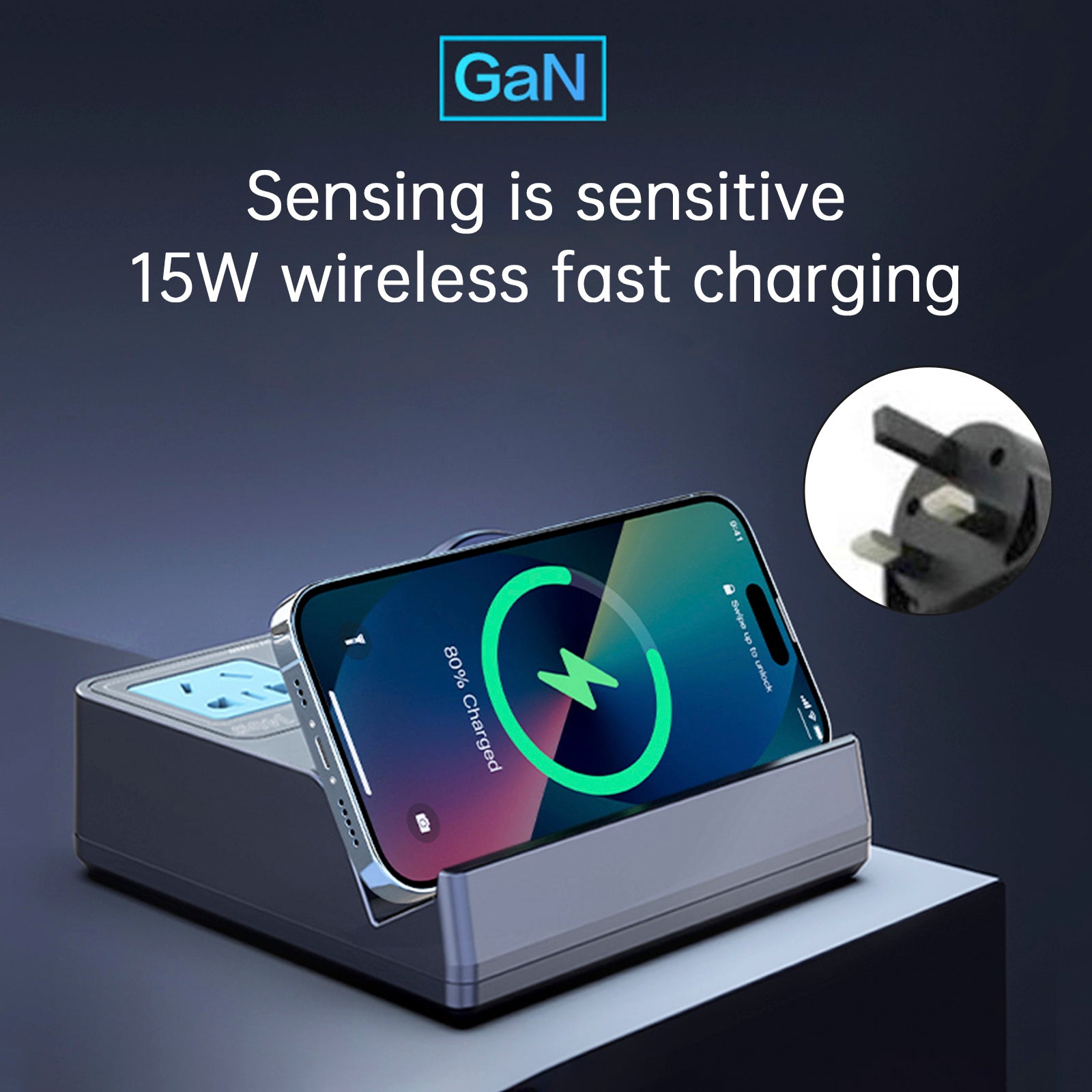 Älykäs langaton lataus 140 W, High Power PD100 W, QC -kuorma kannettavalle tietokoneelle