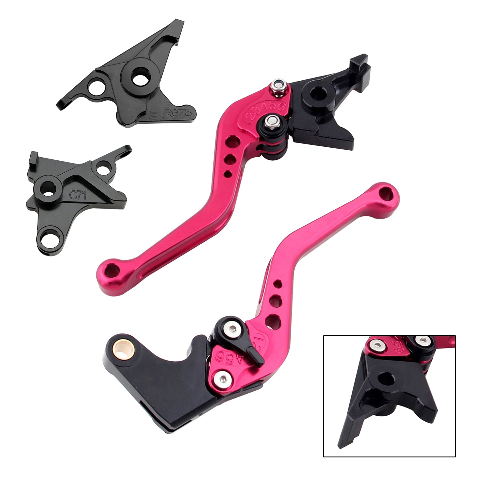 Levier de frein et d'embrayage court pour BMW R NINE T / PURE / RACER 2017-2023