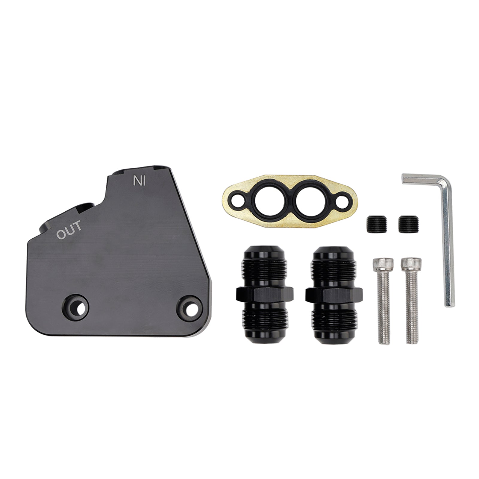Komplet d'adapter za hladilnik&Motorno olje za Corvette GM LS LS1 LS2 LS3 LS6 (5 kosov) 2005-2019