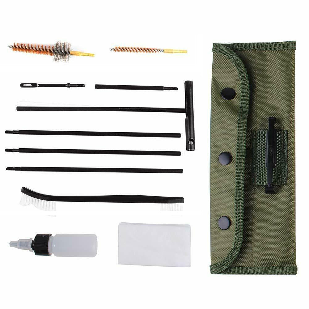 Kit de limpieza de pistola para limpiador de cepillo de nailon para rifle calibre 5,56mm .223 .22