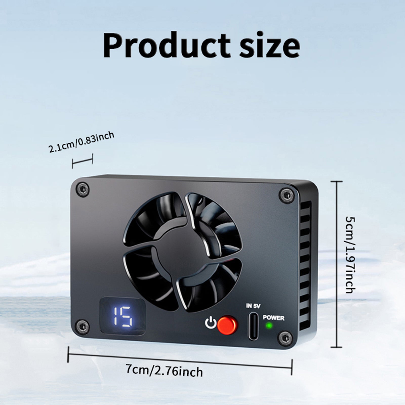 Cámara de refrigeración Pantalla de monitoreo de temperatura del radiador Pantalla de cámara en vivo del radiador