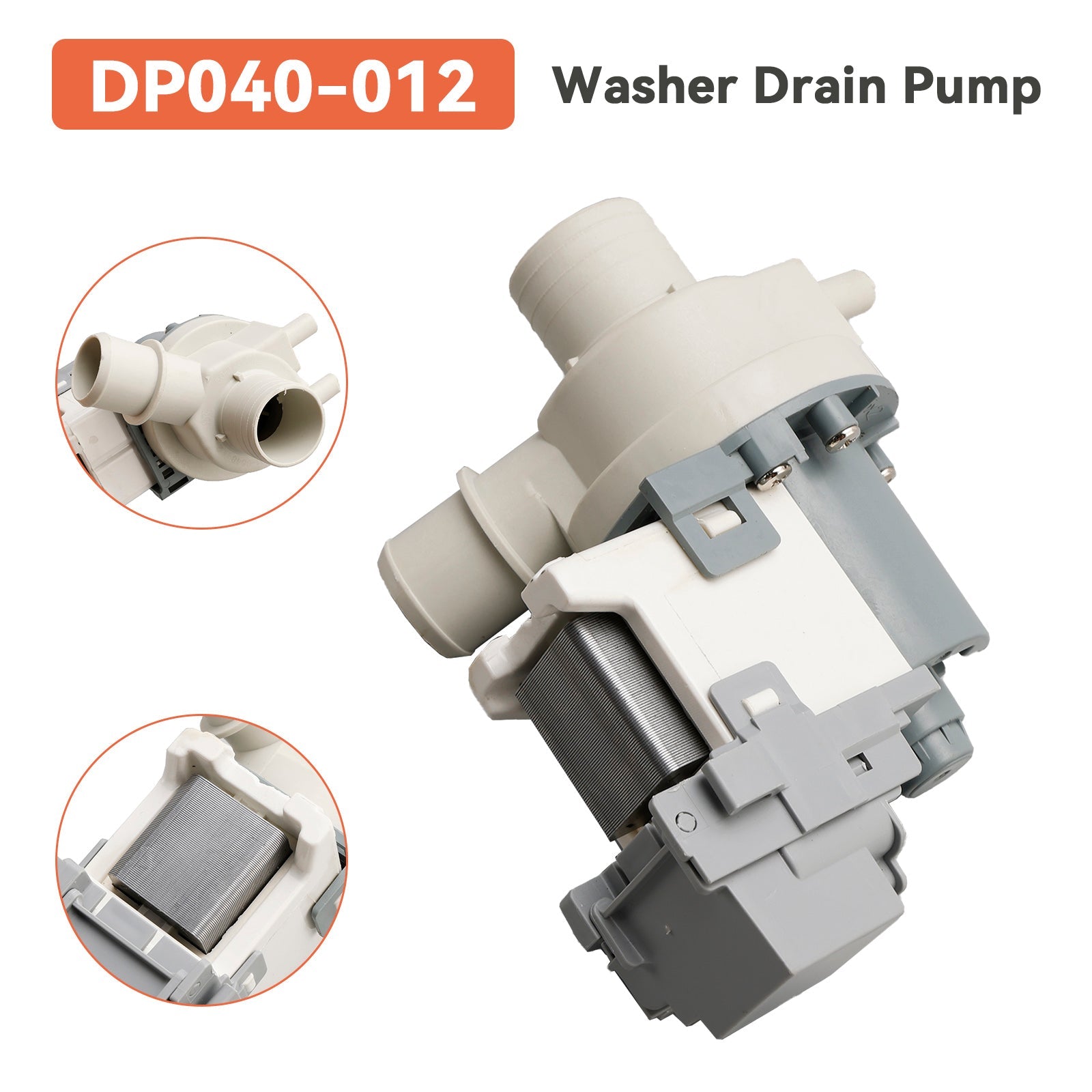 DP040-012 4681EA1007A Pompa spustowa podkładki do pralki LG Zastępuje 2649379 AP5672914