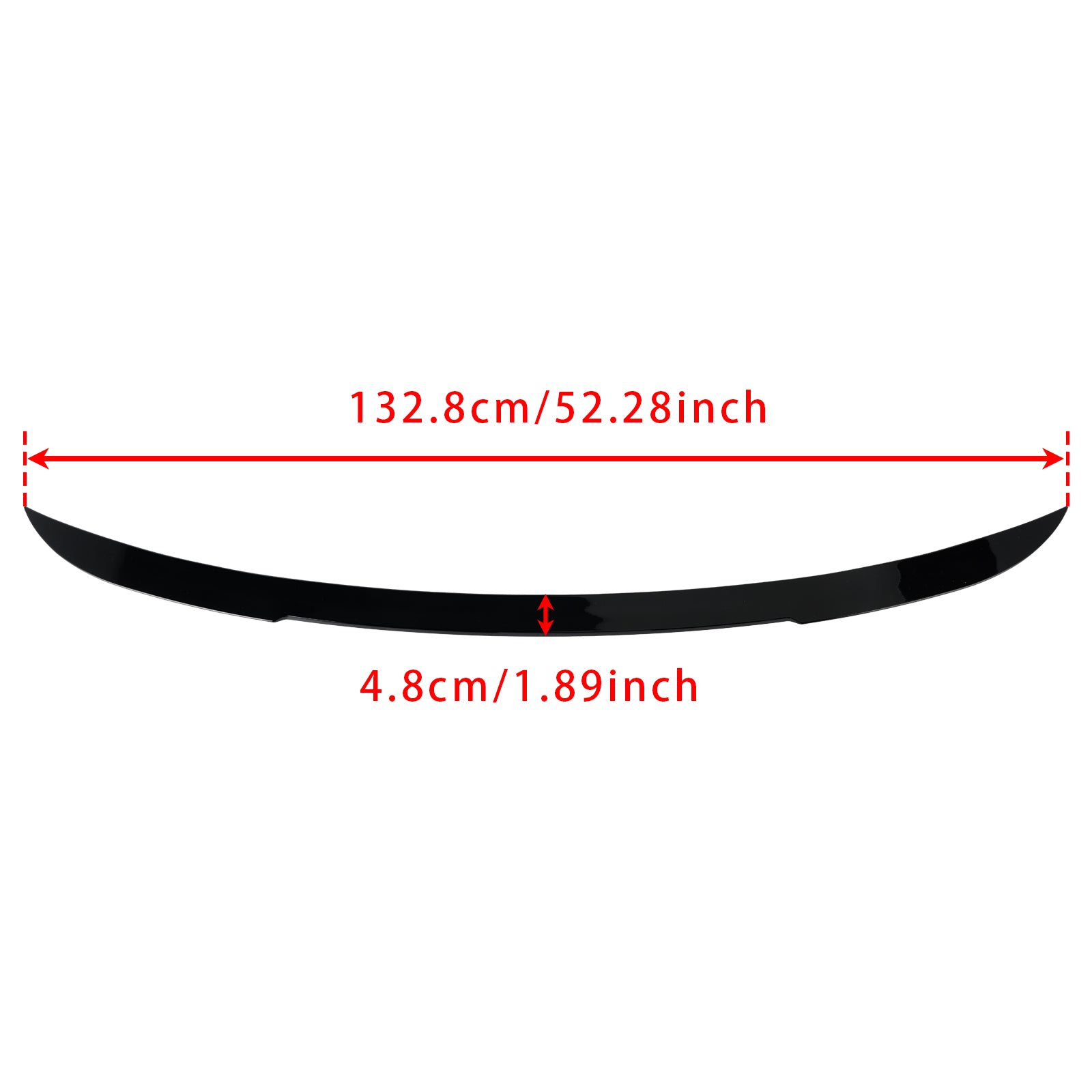Aileron de coffre arrière central noir brillant pour BMW X3 F25 2010-2018