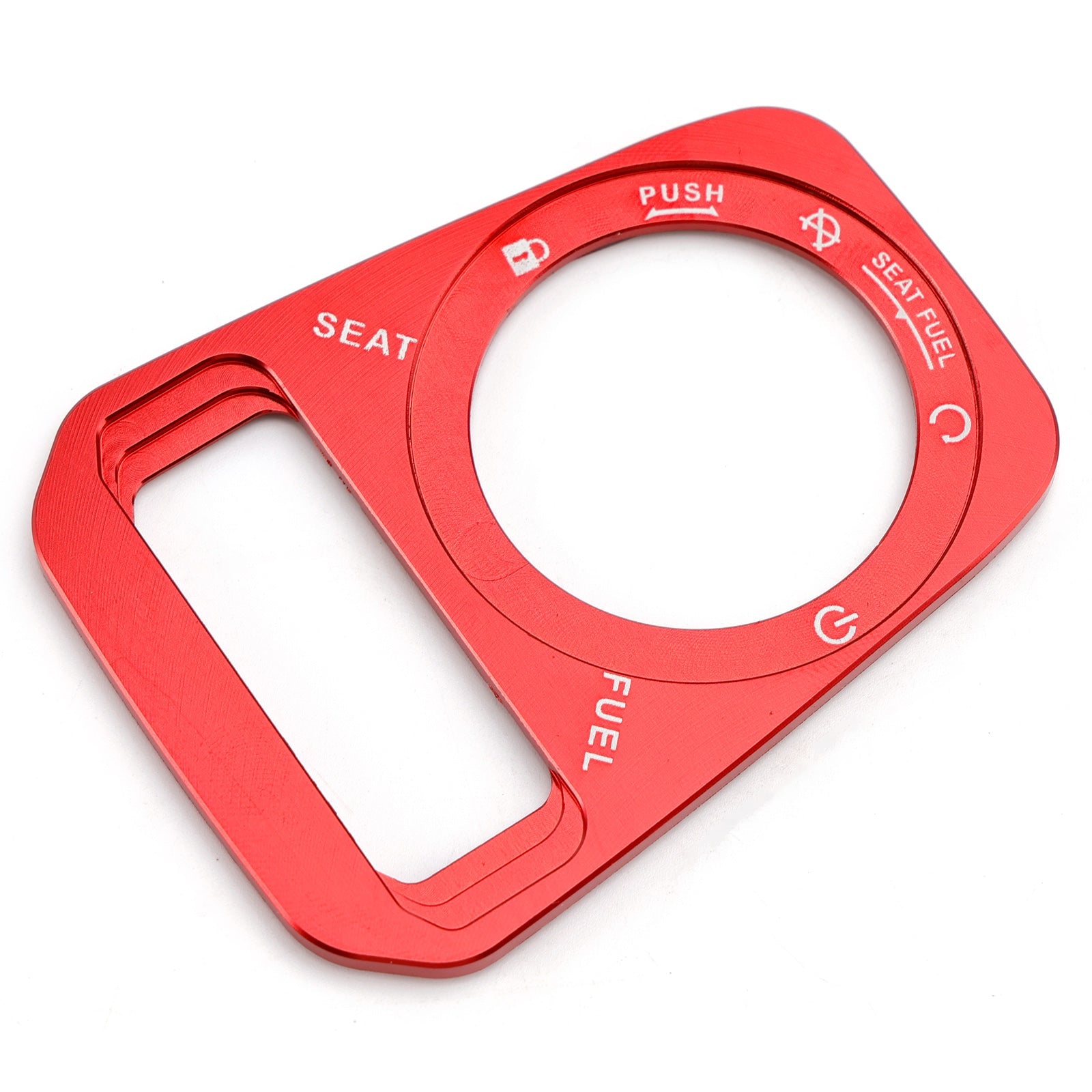 Cache-cylindre de clé en aluminium rouge pour Honda ADV 350 (2022-2025)