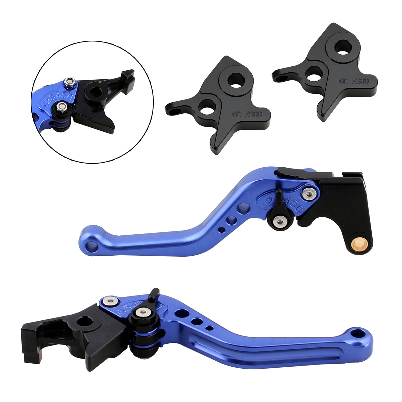 Palanca de freno y embrague corta para Kymco AK550 2017-2022