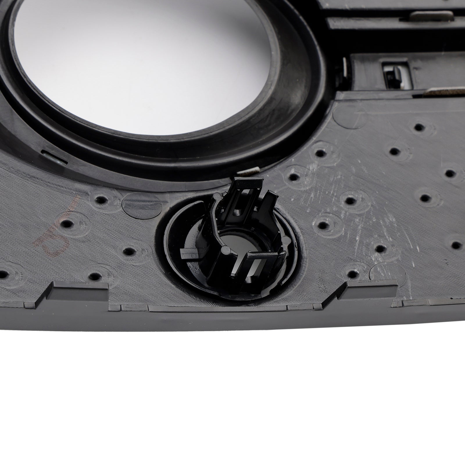 Caches de phares antibrouillard avant style nid d'abeille pour Audi Q3 RSQ3 2013-2015, noir brillant