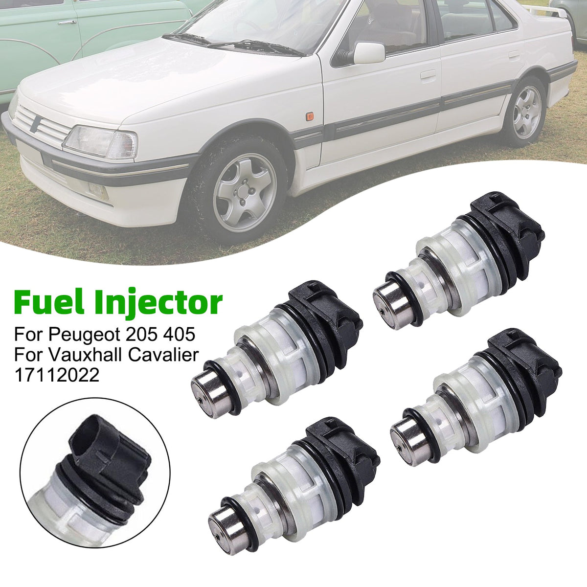 4 injecteurs de carburant pour Peugeot 205 405 et Vauxhall Cavalier 17112022