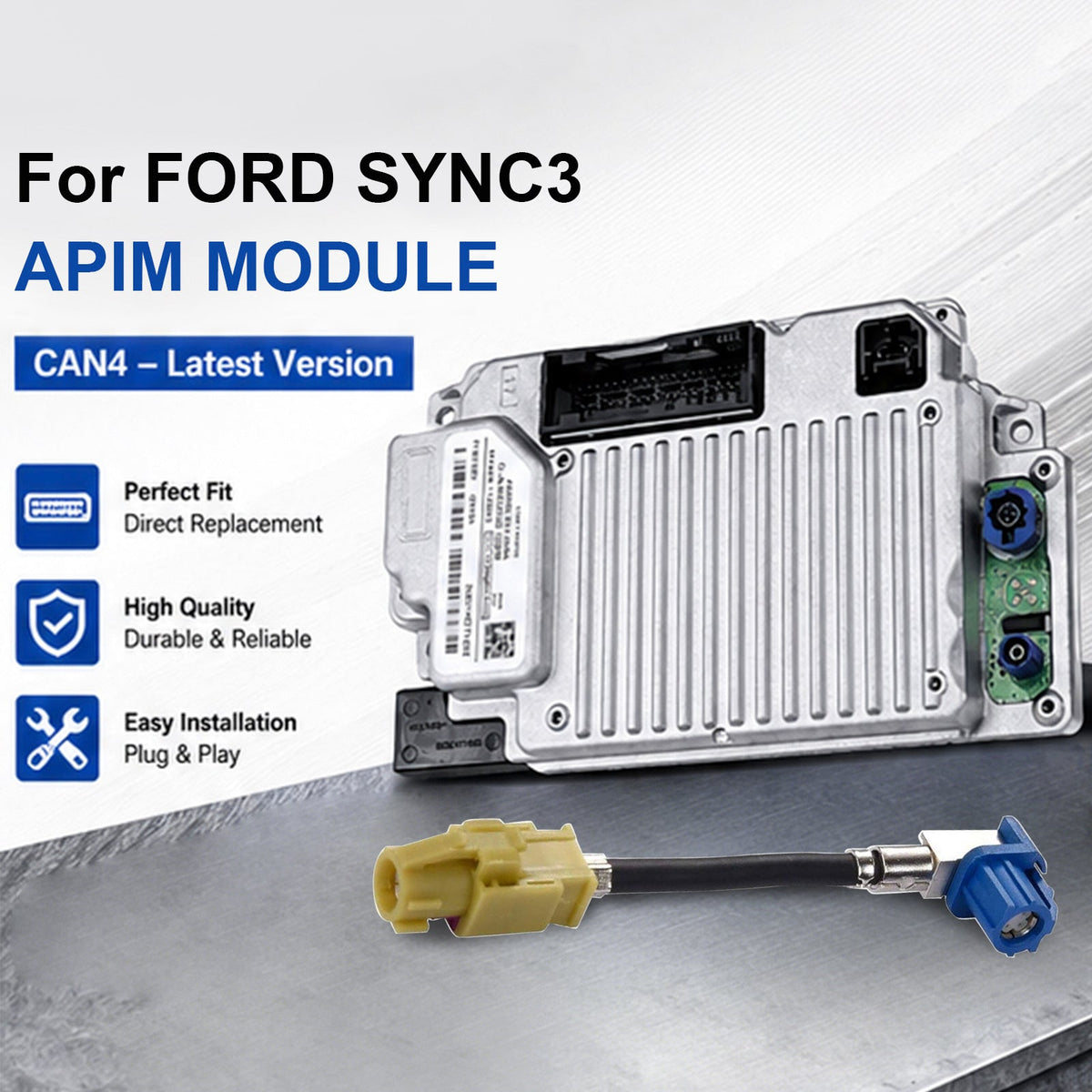 Sync 3 APIM 3.4 navigatiemodule voor Ford Lincoln (NAV geprogrammeerd door VIN)
