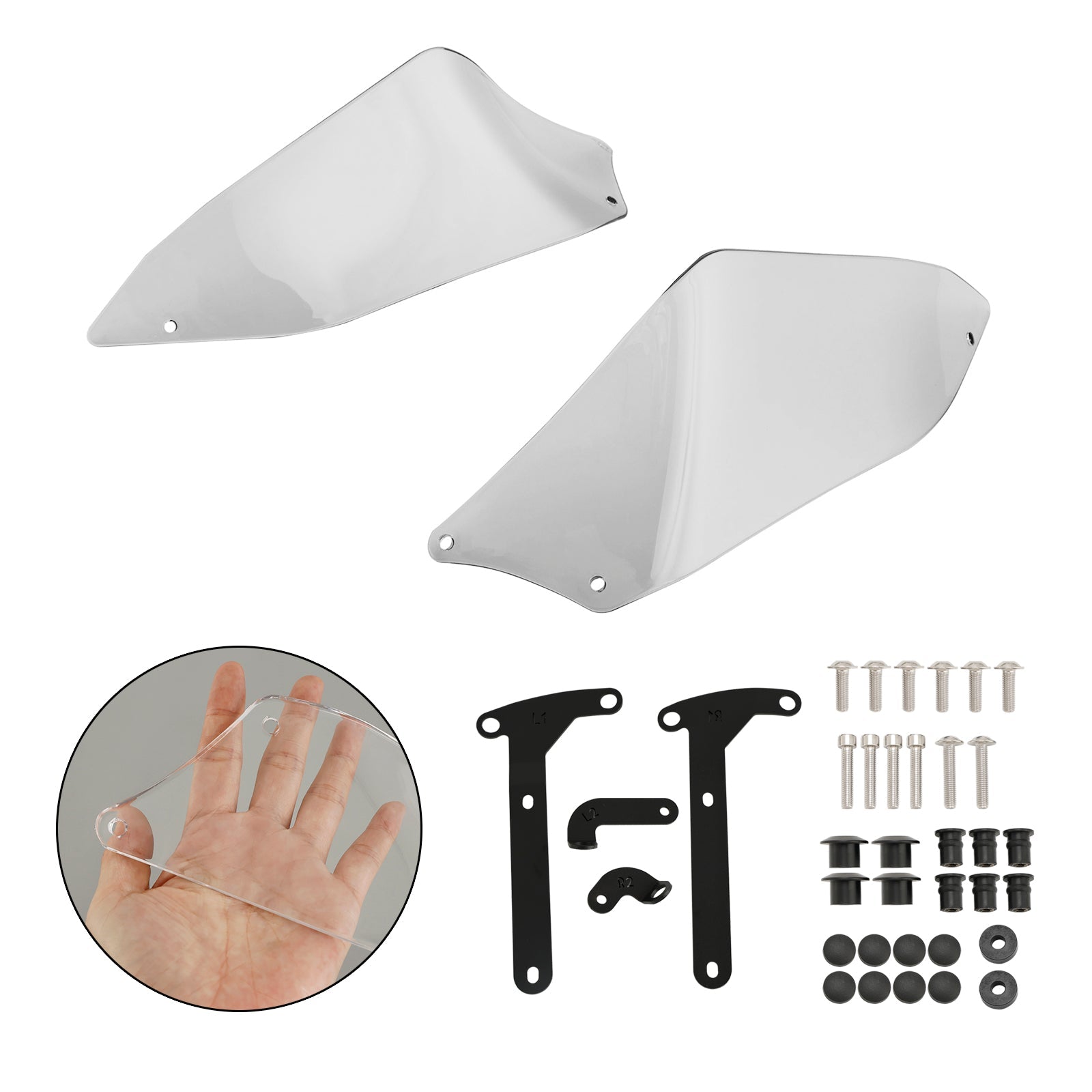 Boczny deflektor dla motocykla Ducati Pustynia x 2022-2023