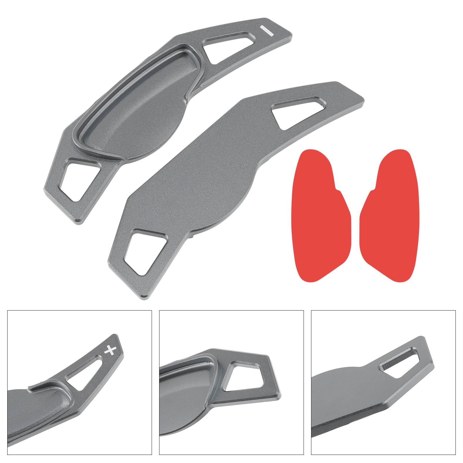 Extension de palettes de changement de vitesse au volant pour Smart Aluminium