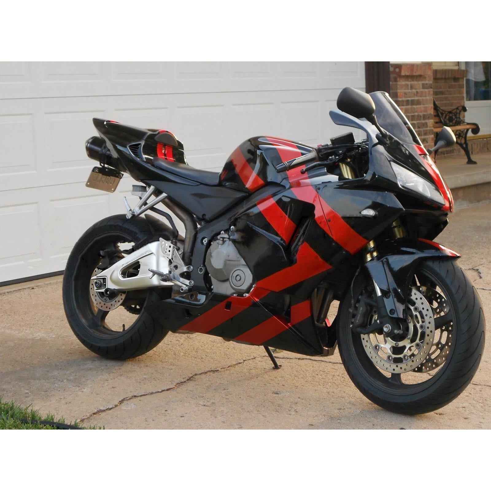 Kit de carénage par injection, carrosserie en plastique ABS pour Honda CBR600RR 2005-2006 F5