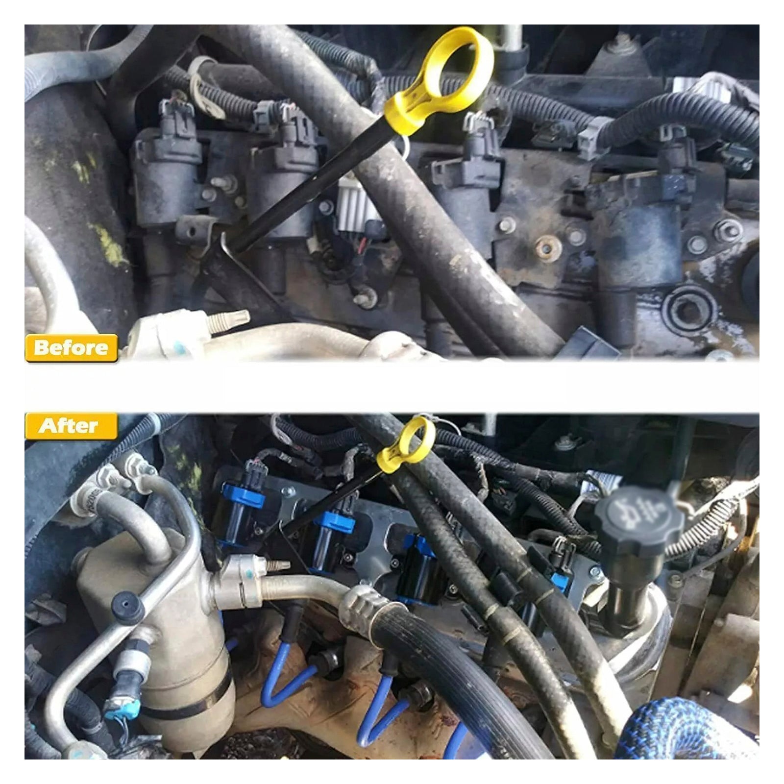 Supports de bobine de boulon latéral de camion 5.3L LS, couvercle de soupape de montage 19005218 D585 LSX Swap