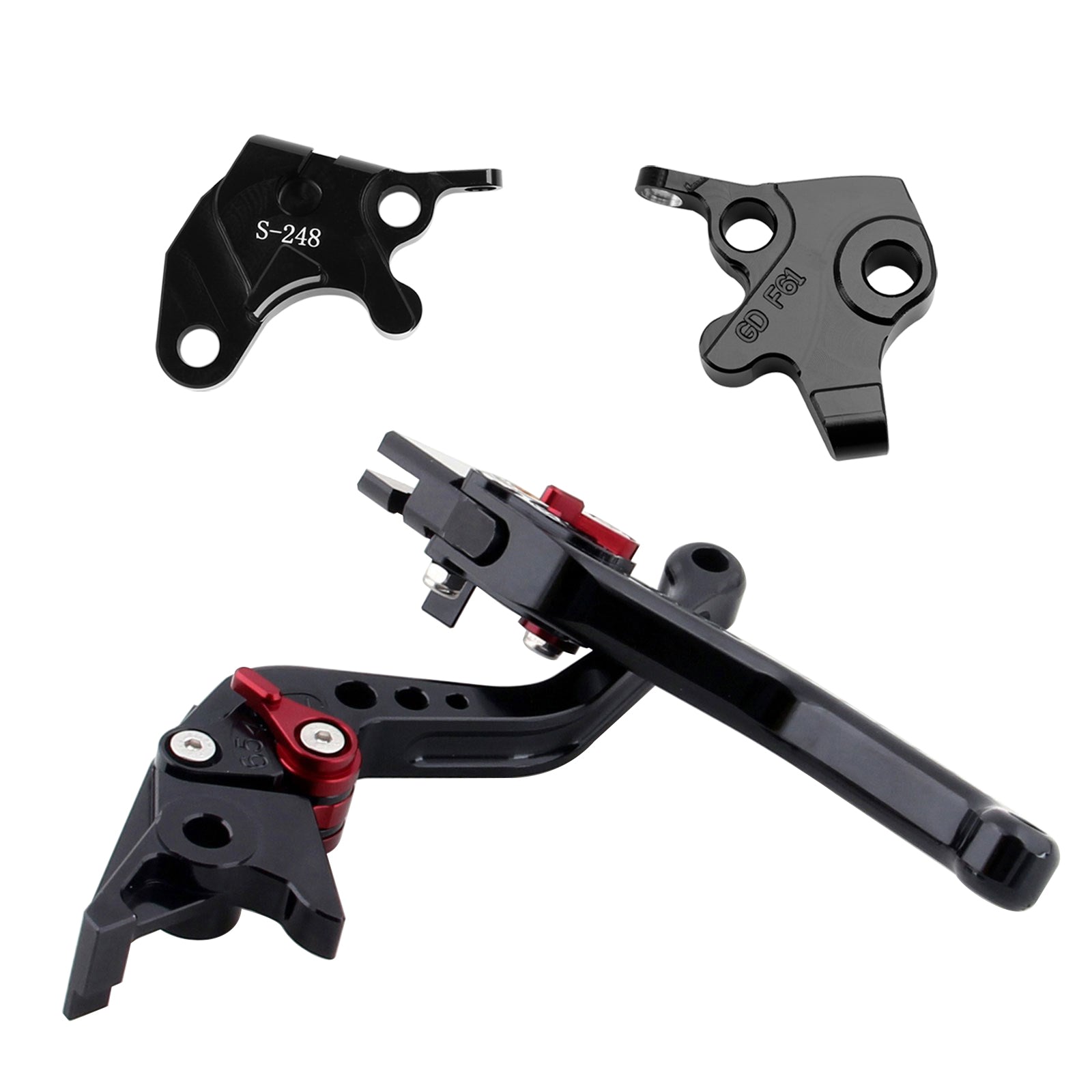 Palanca de freno y embrague corta para Yamaha YZF R125 2008-2011