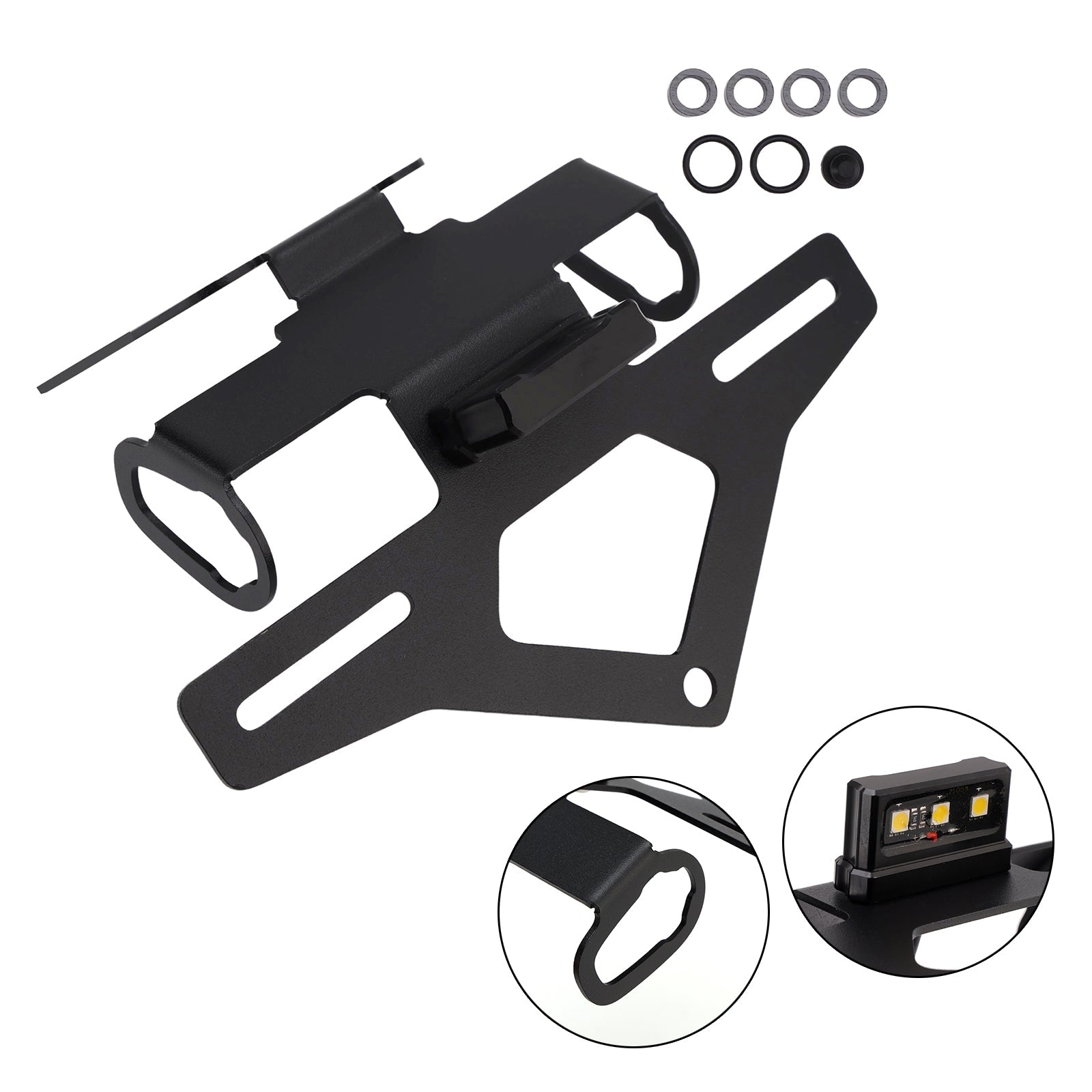 Portamatrículas'registro para Kawasaki Z900 2025