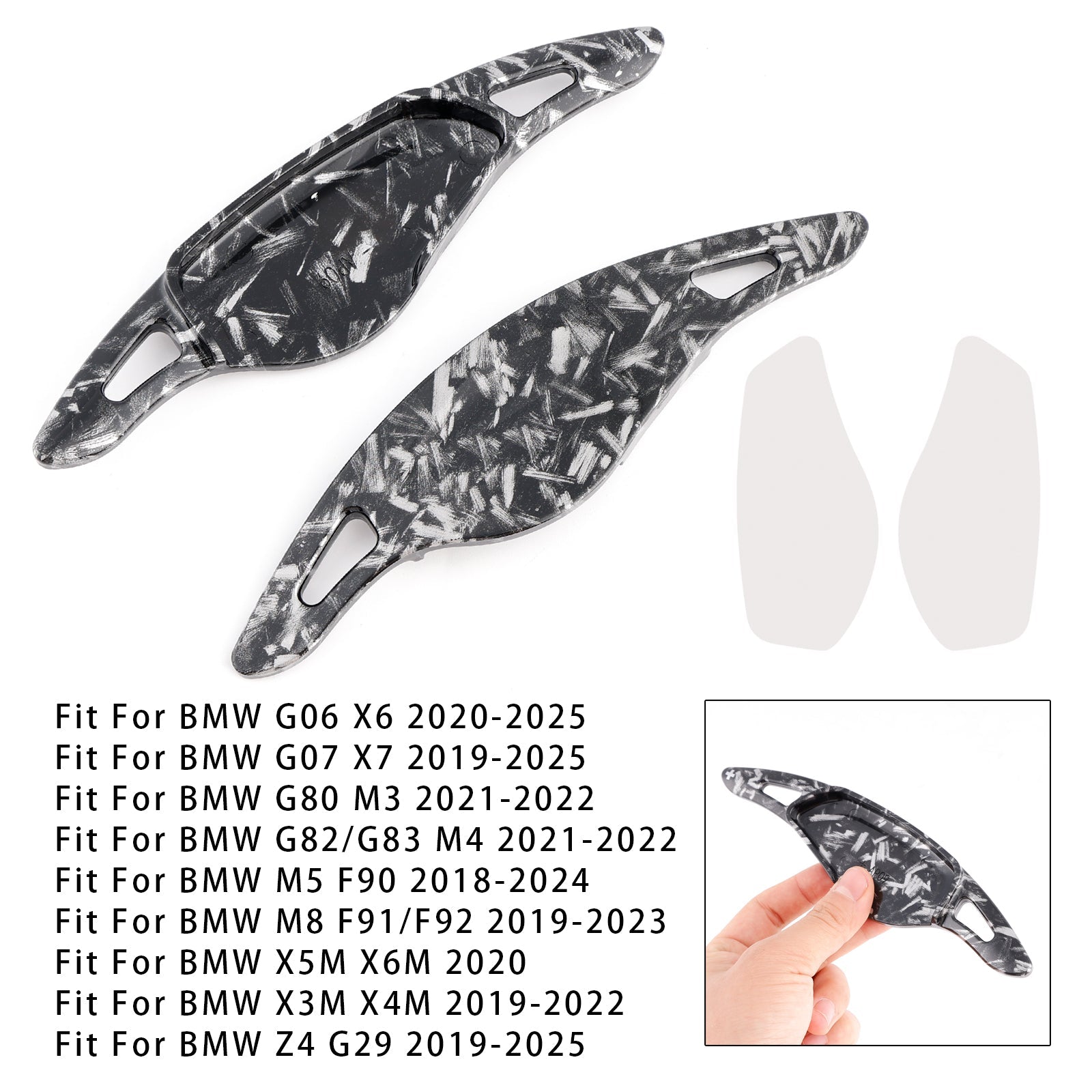 Nopeuskuvan pidennykset BMW G01 X3 F97 X3M G02 X4M X4M: n ohjauspyörällä