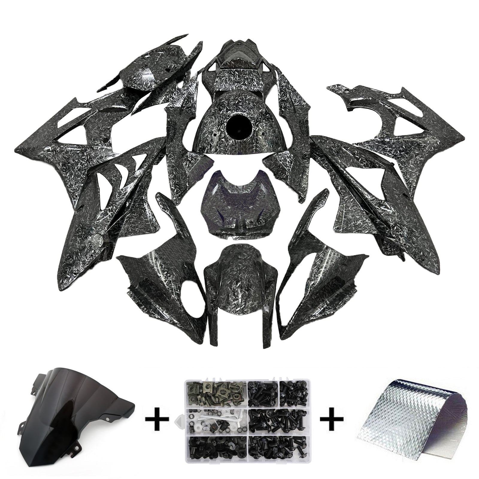 Kit de carénage d'injection pour BMW S1000RR 2015-2016 Carrosserie Plastique ABS