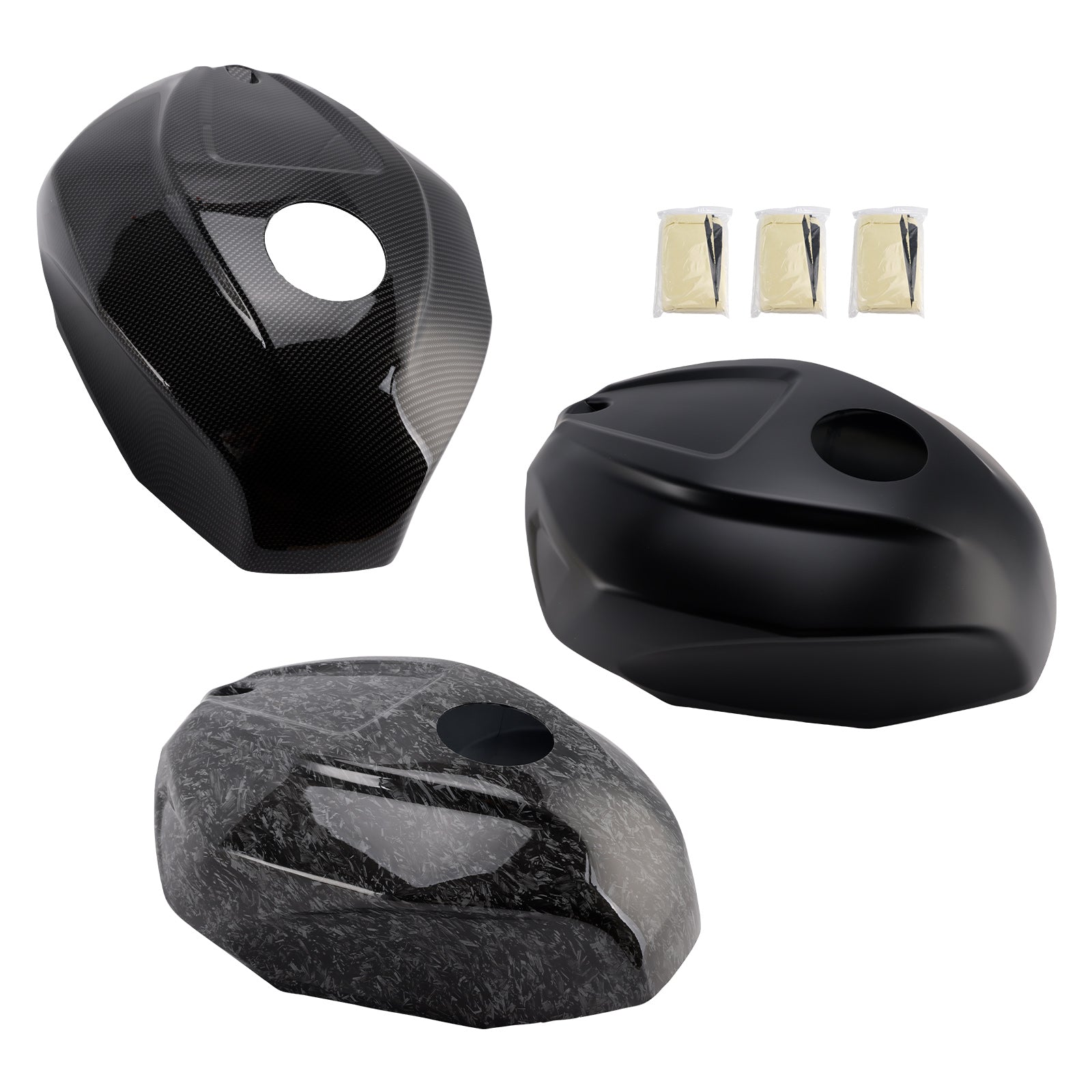 Garniture de carénage de couvercle de réservoir d'essence pour Aprilia RSV4 2021-2024
